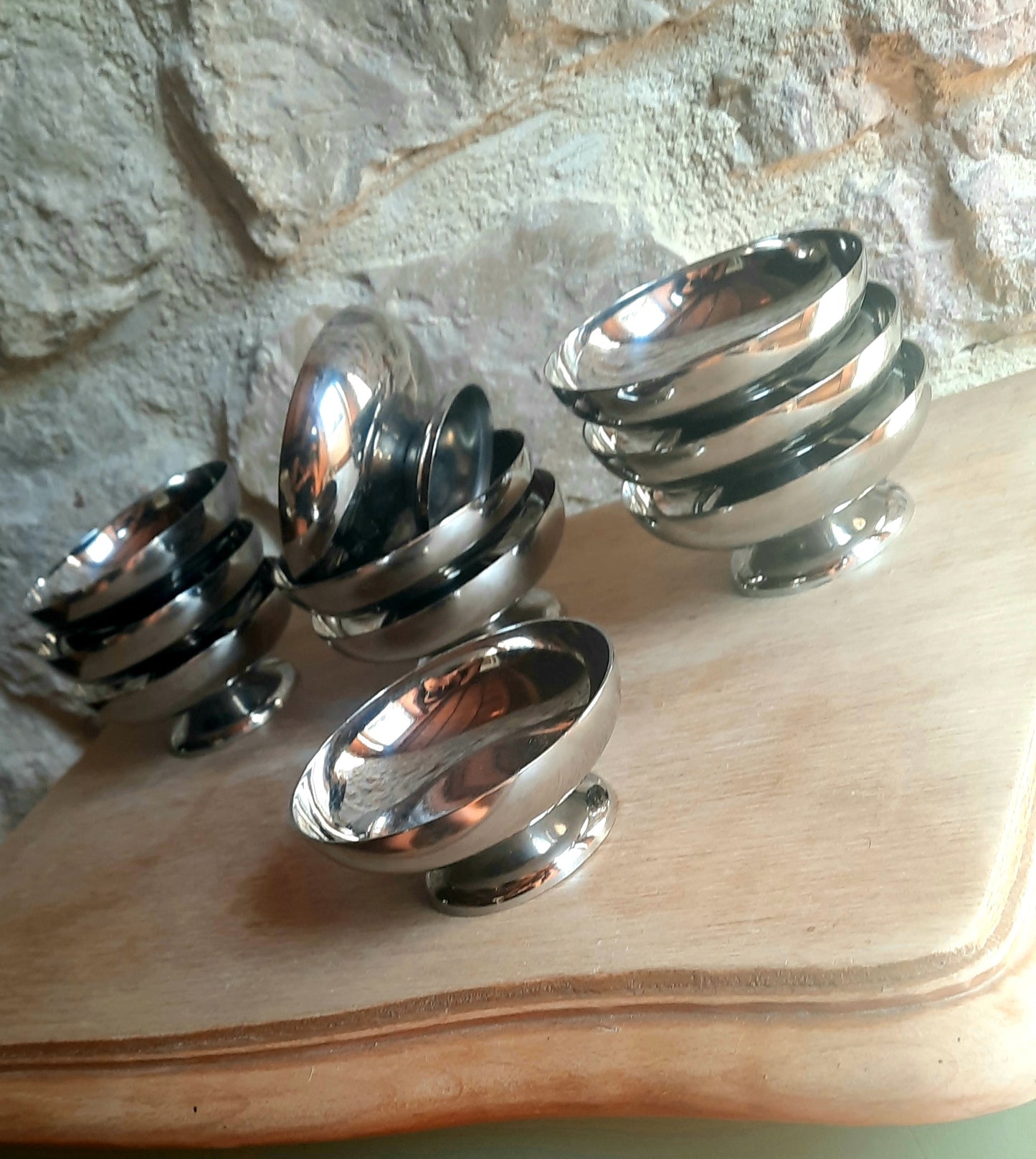 Petites Coupelles en acier