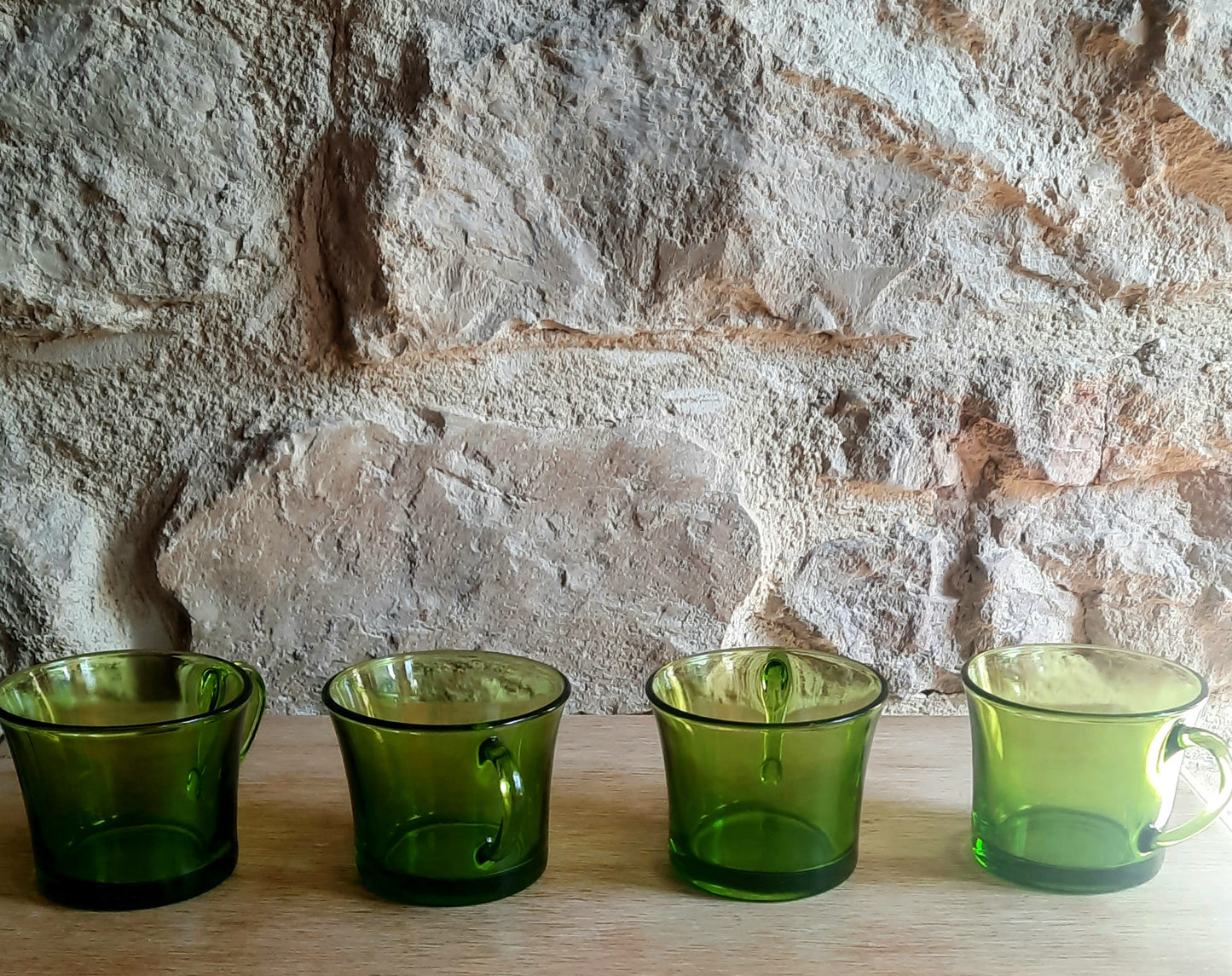 Tasses vertes