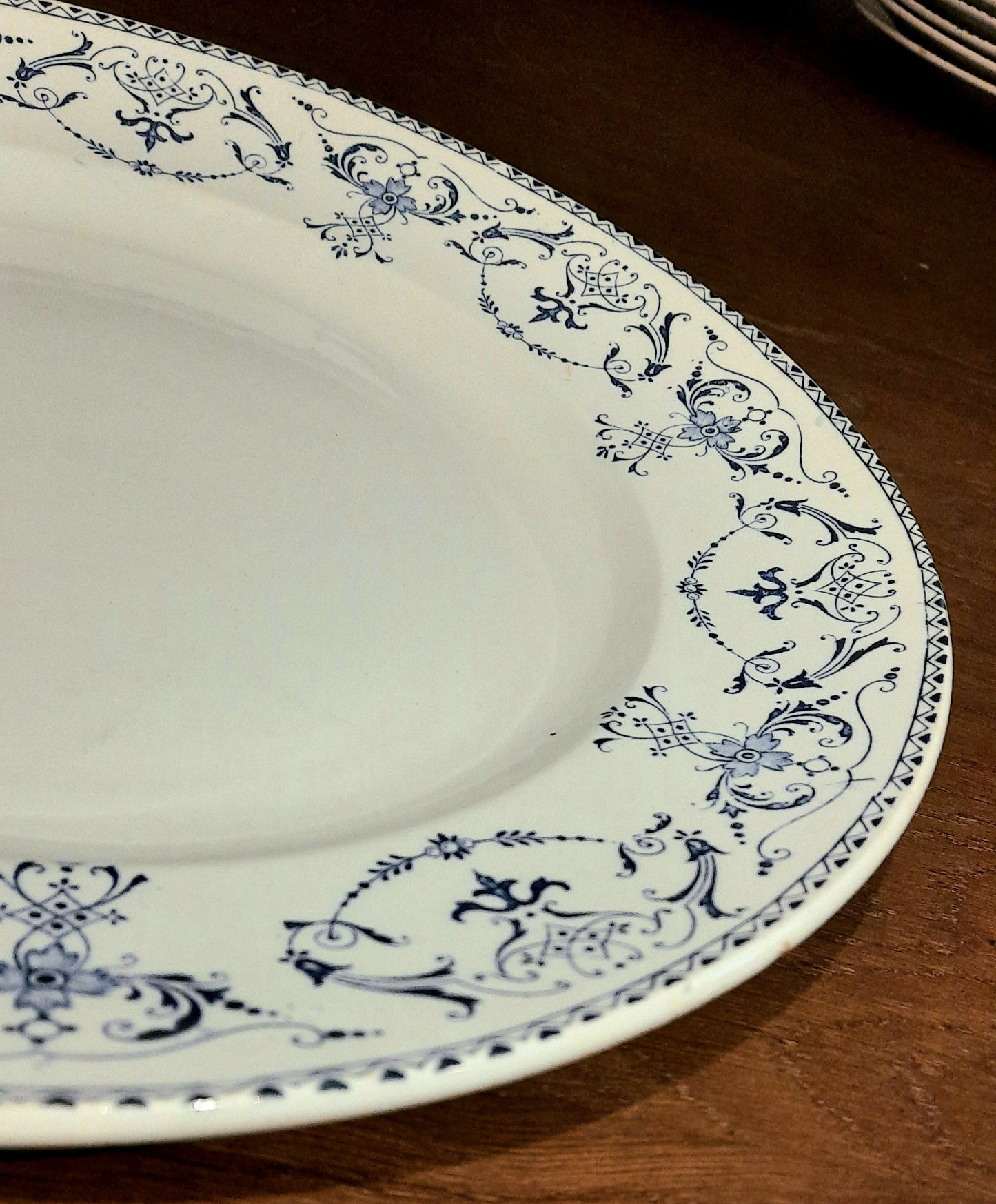 Grand plat rond