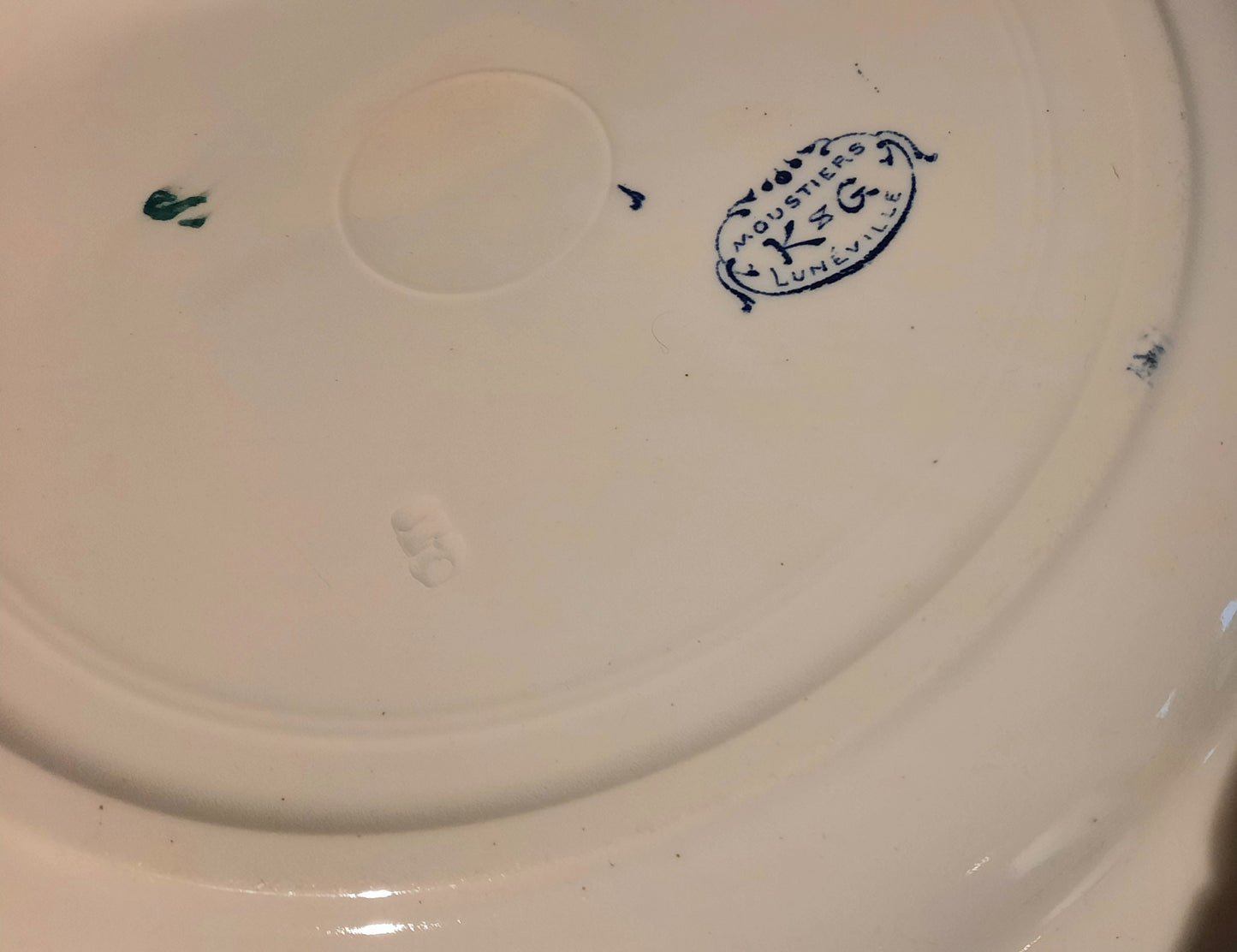 Grand plat rond