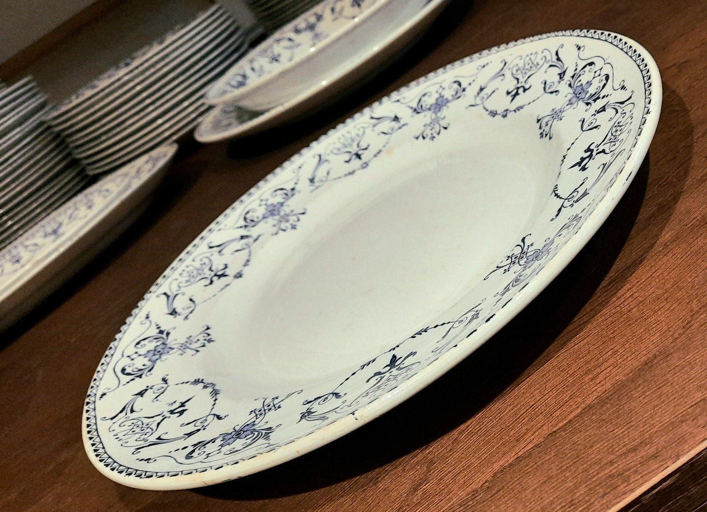 Petit plat rond Lunéville