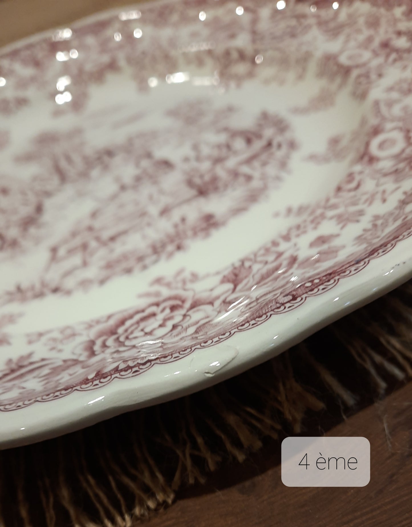 Lot de 6 Assiettes Plates (Légères Ébréchures)