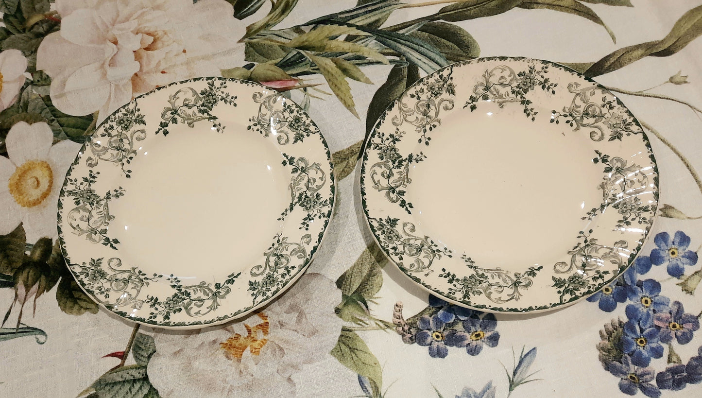 Dos placas planas ligeramente ahuecadas – Manufactura E. Bourgeois Grand Dépôt