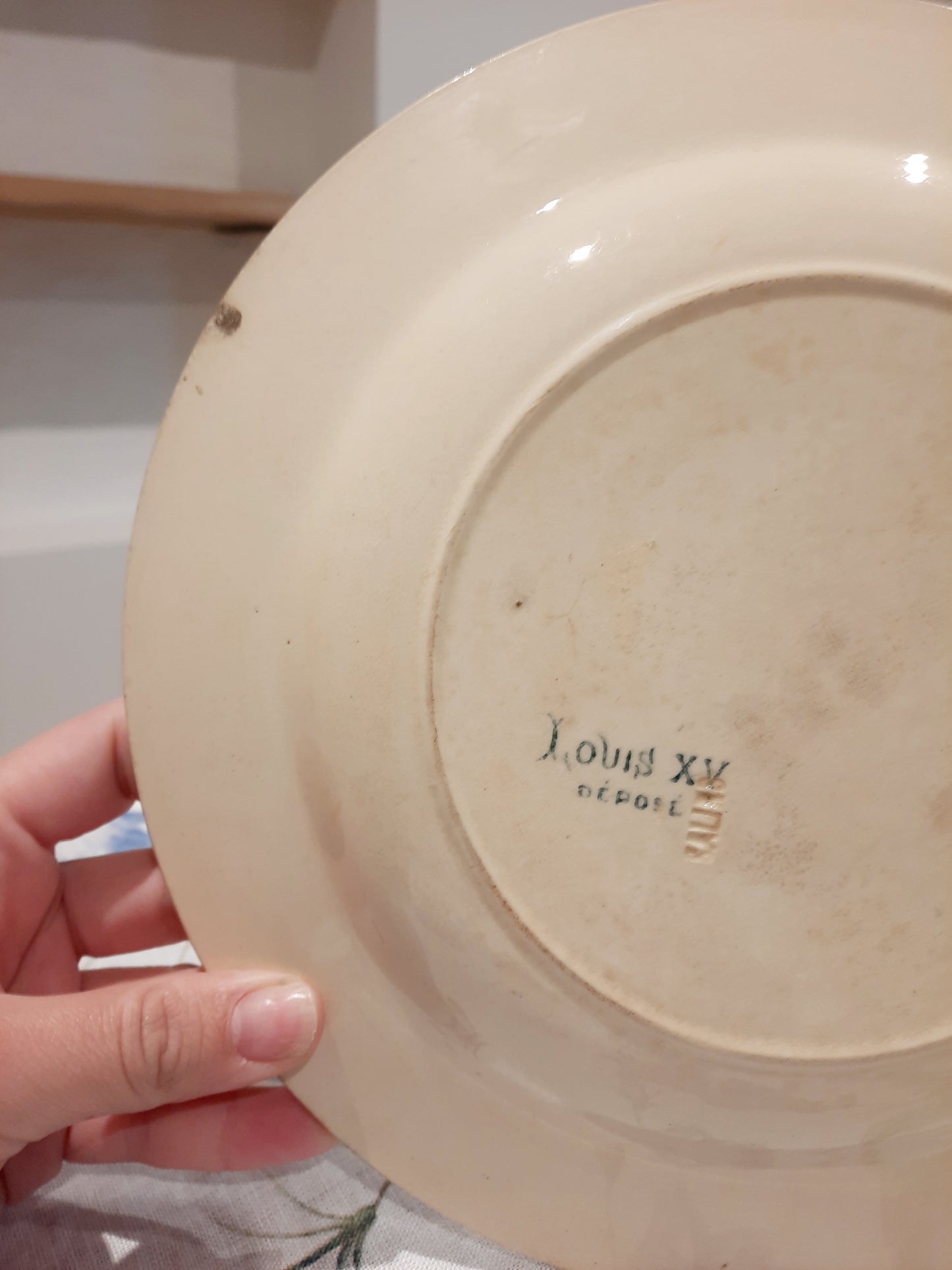 Assiette à Soupe "Louis XV" – Salins Terre de Fer