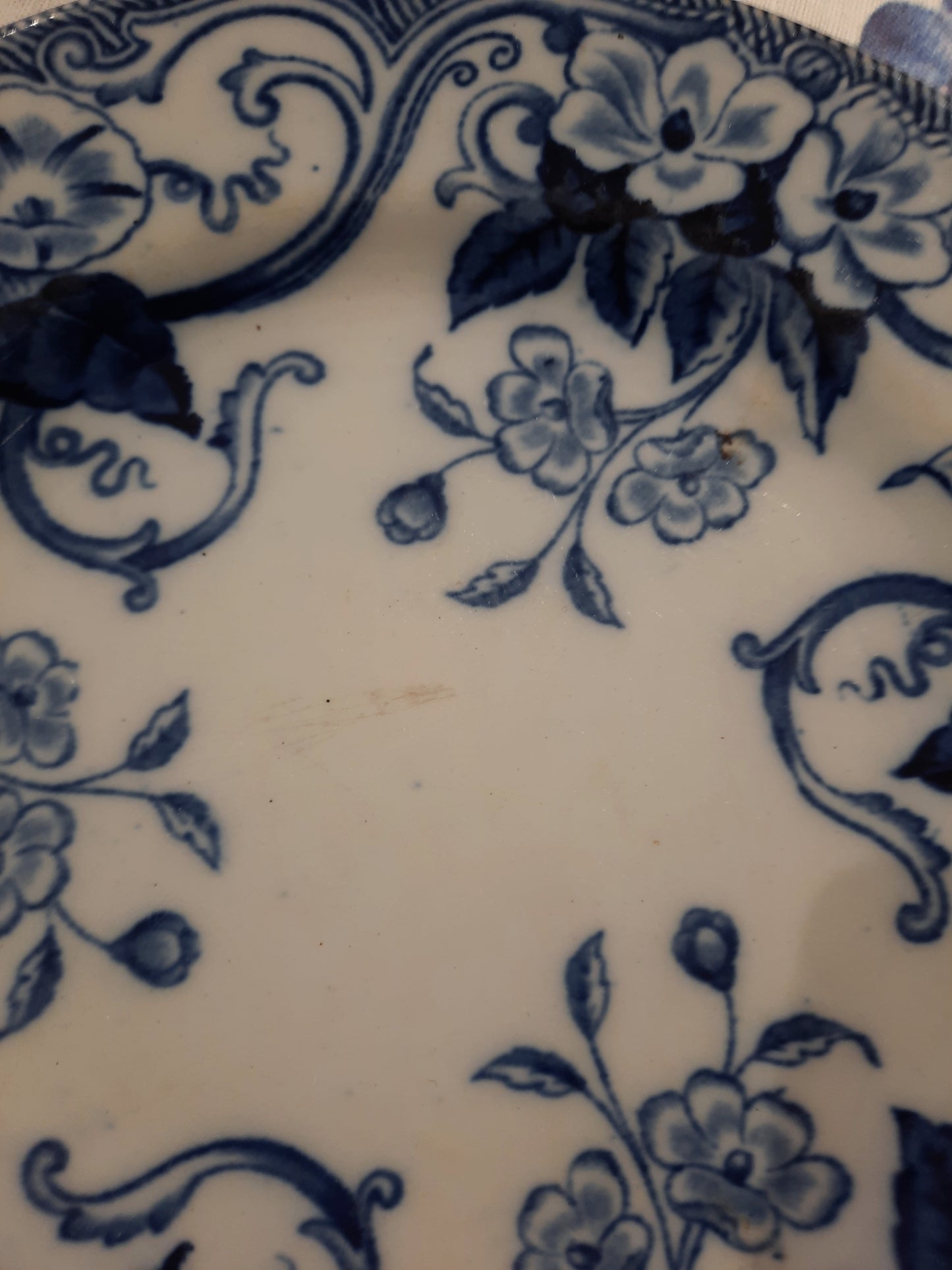 Plato de postre “Flora” – B&Cie Creil Montereau