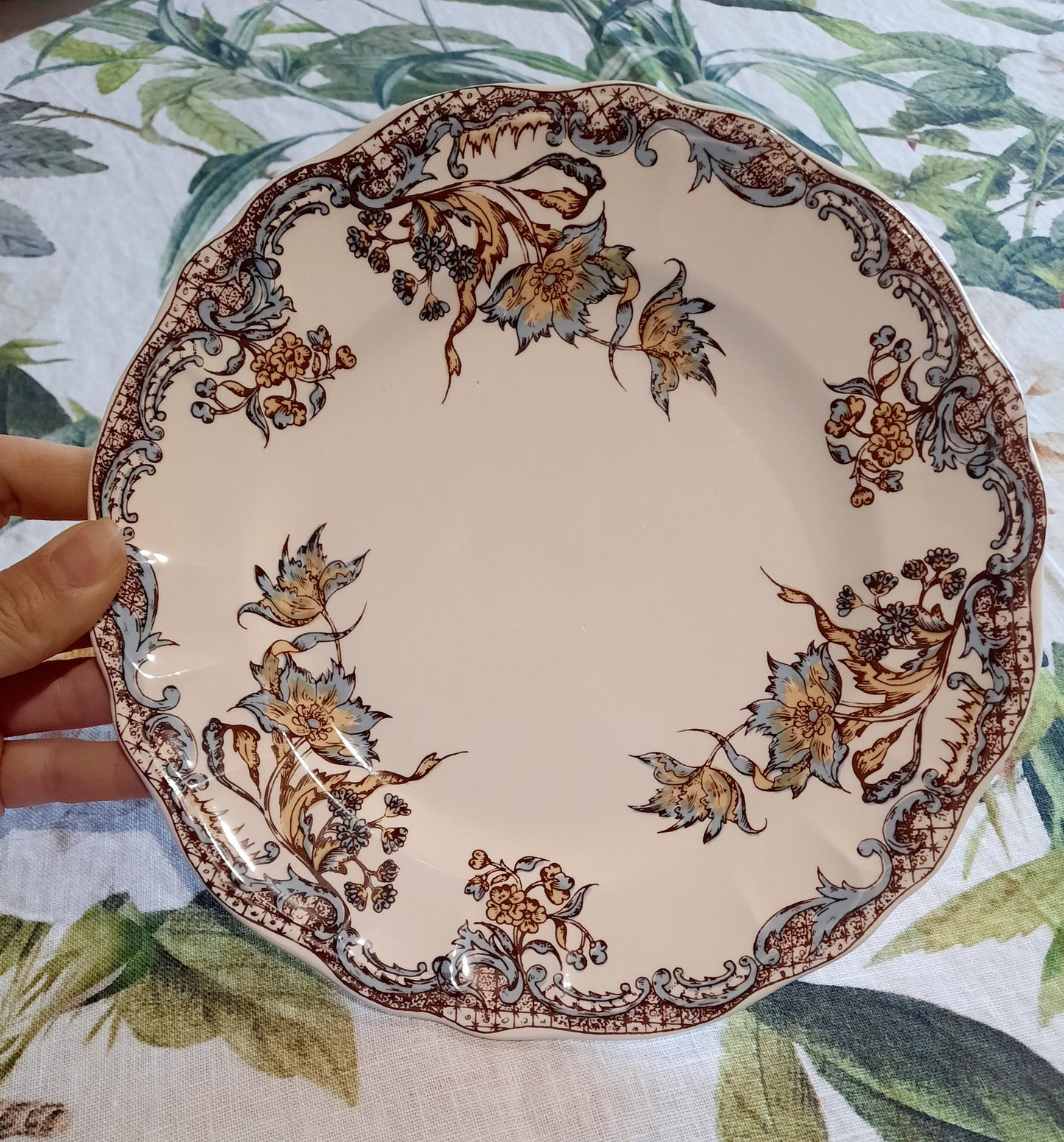 Service de 6 assiettes creuses Salins "Chevreuse"