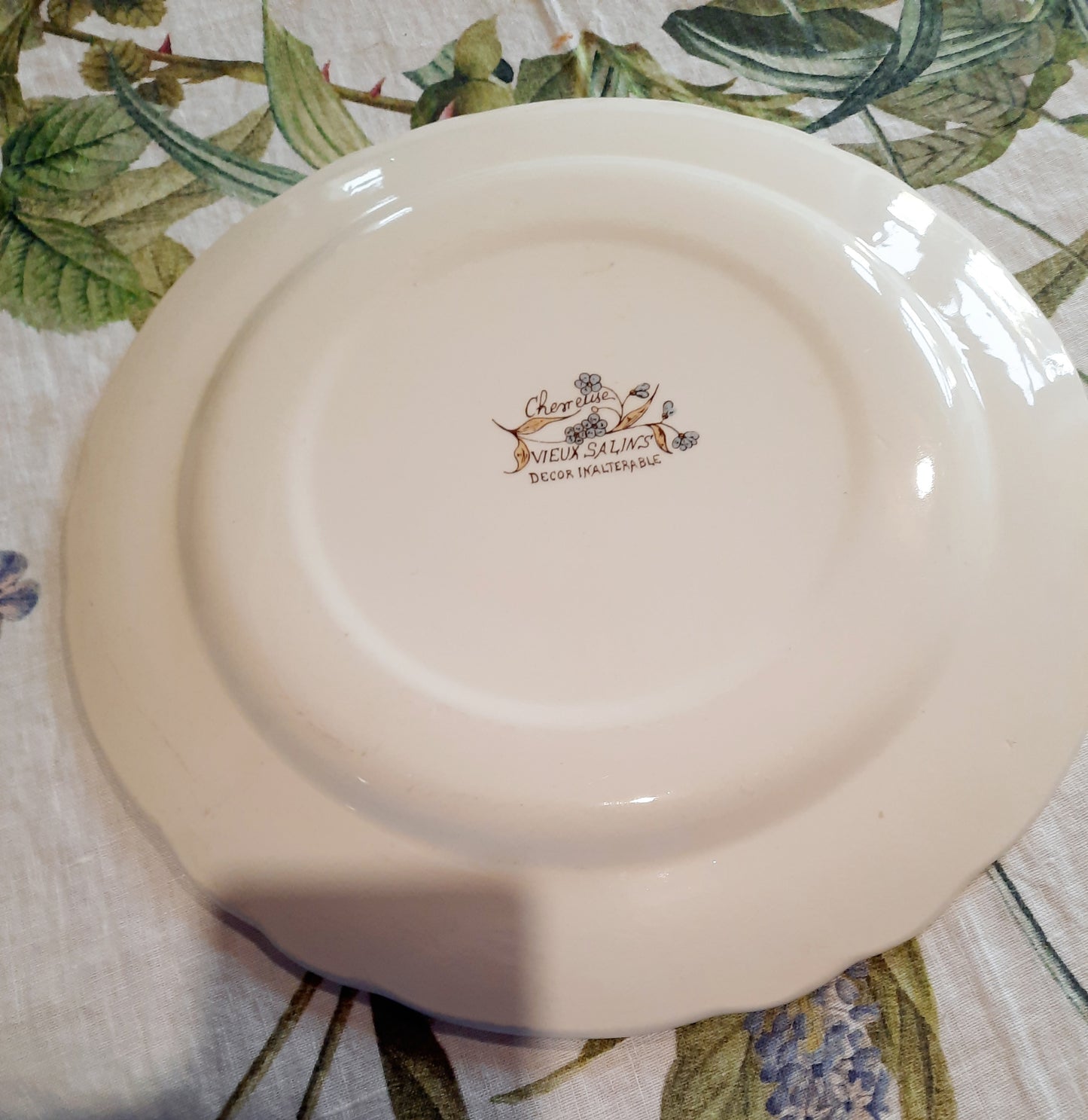 Plat rond Salins "Chevreuse"