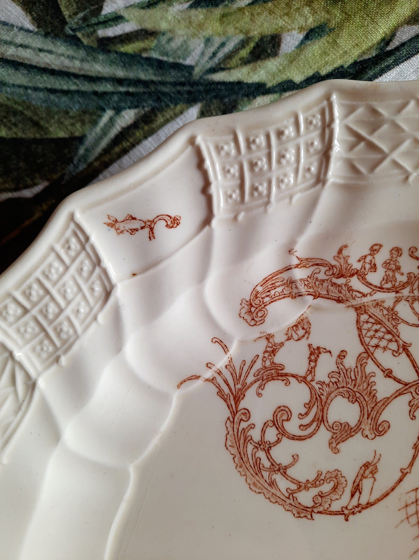 Lot de 6 assiettes plates – Manufacture Waechtersbach, XIXe siècle