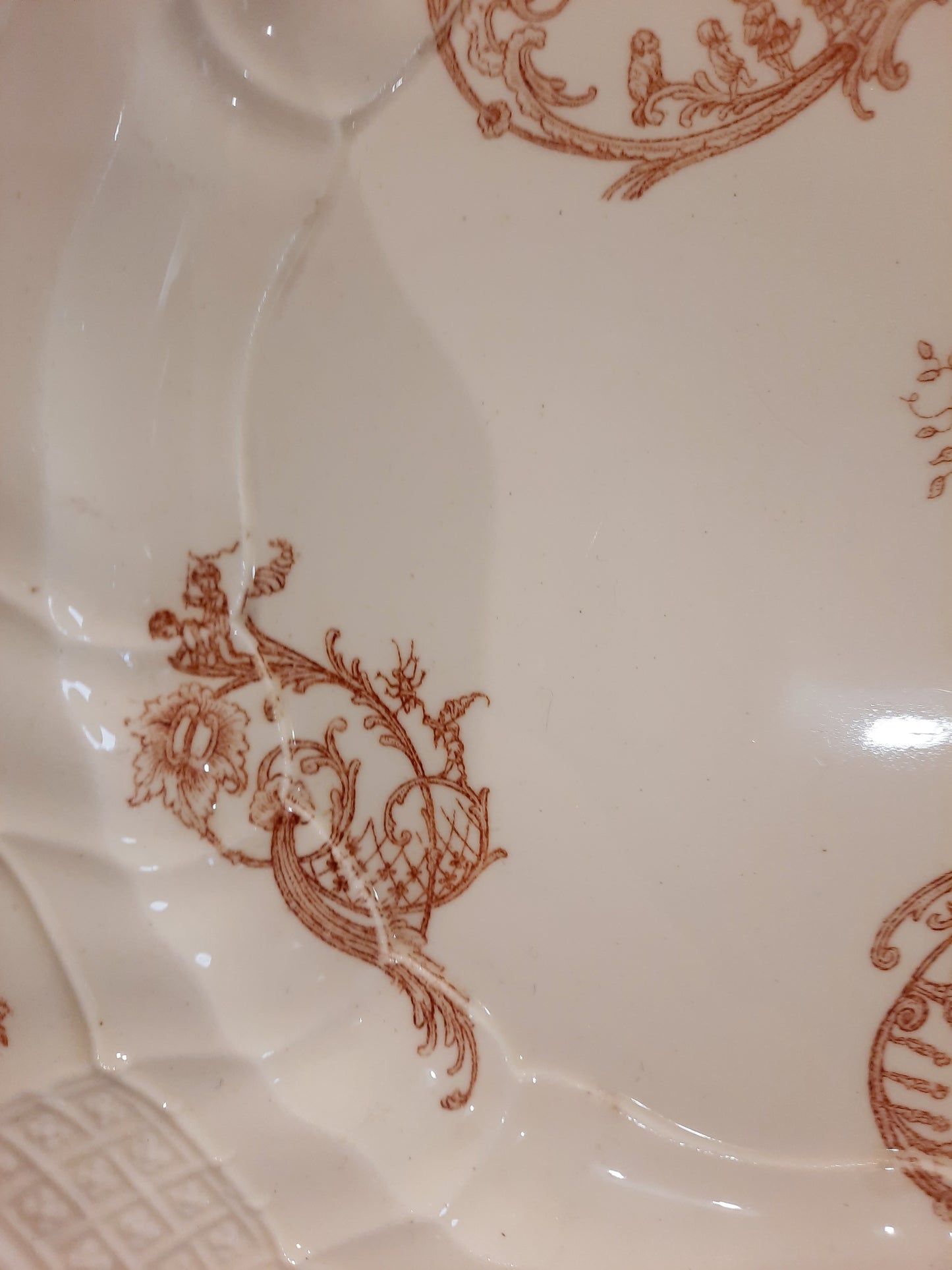 Lot de 8 assiettes plates – Manufacture Waechtersbach, XIXe siècle