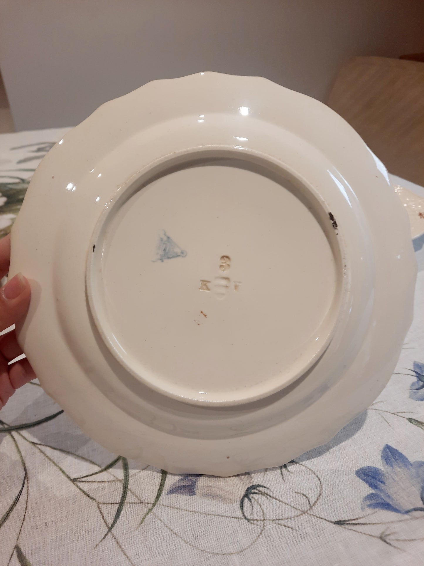 Lot de 8 assiettes plates – Manufacture Waechtersbach, XIXe siècle