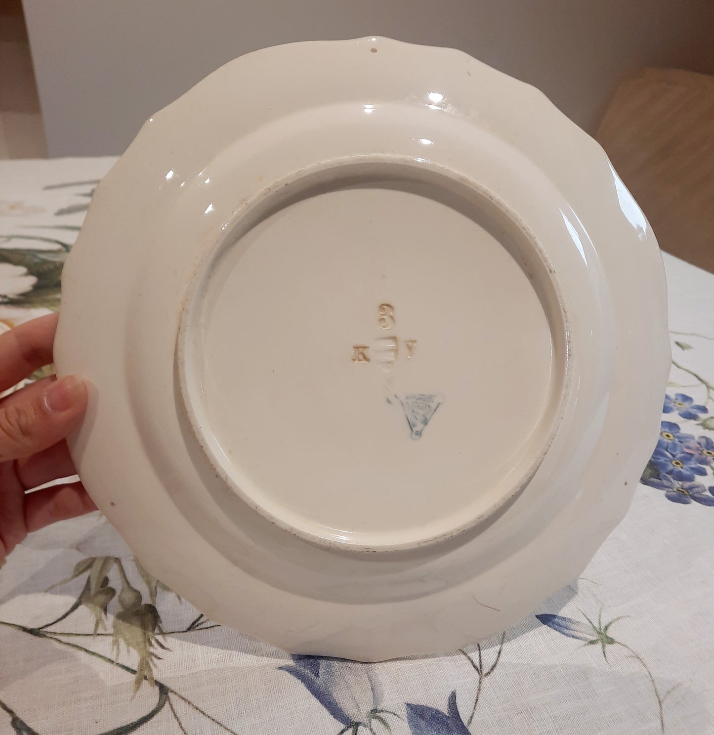 Lot de 8 assiettes plates – Manufacture Waechtersbach, XIXe siècle