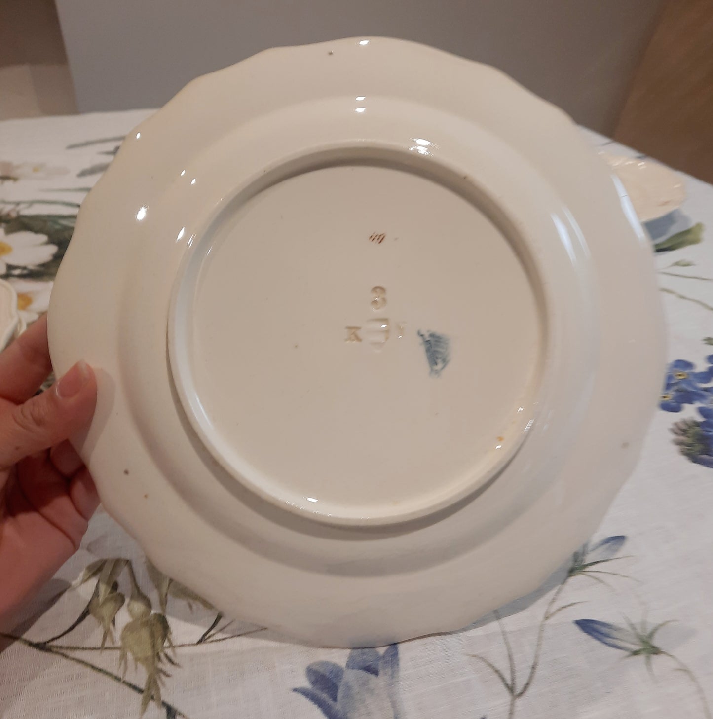 Lot de 8 assiettes plates – Manufacture Waechtersbach, XIXe siècle