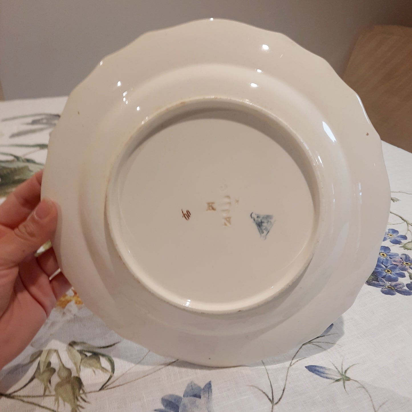 Lot de 8 assiettes plates – Manufacture Waechtersbach, XIXe siècle