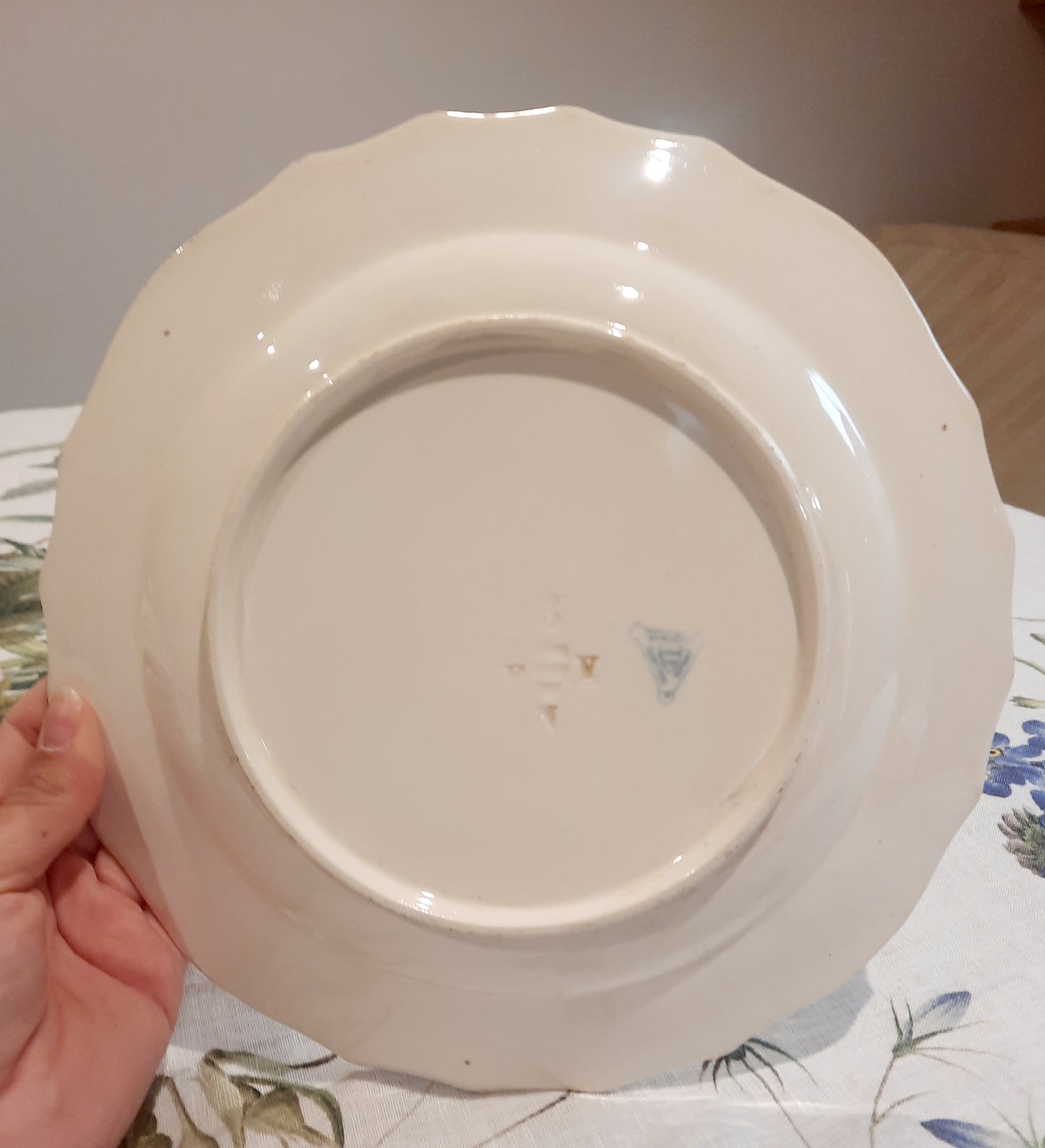 Lot de 8 assiettes plates – Manufacture Waechtersbach, XIXe siècle