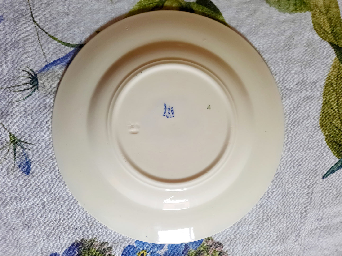 Lot de 8 assiettes à dessert Lunéville K&G Rouen – XIXe siècle