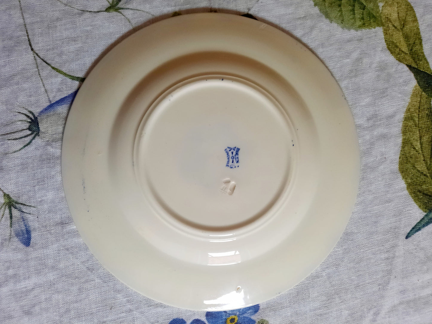 Lot de 8 assiettes à dessert Lunéville K&G Rouen – XIXe siècle