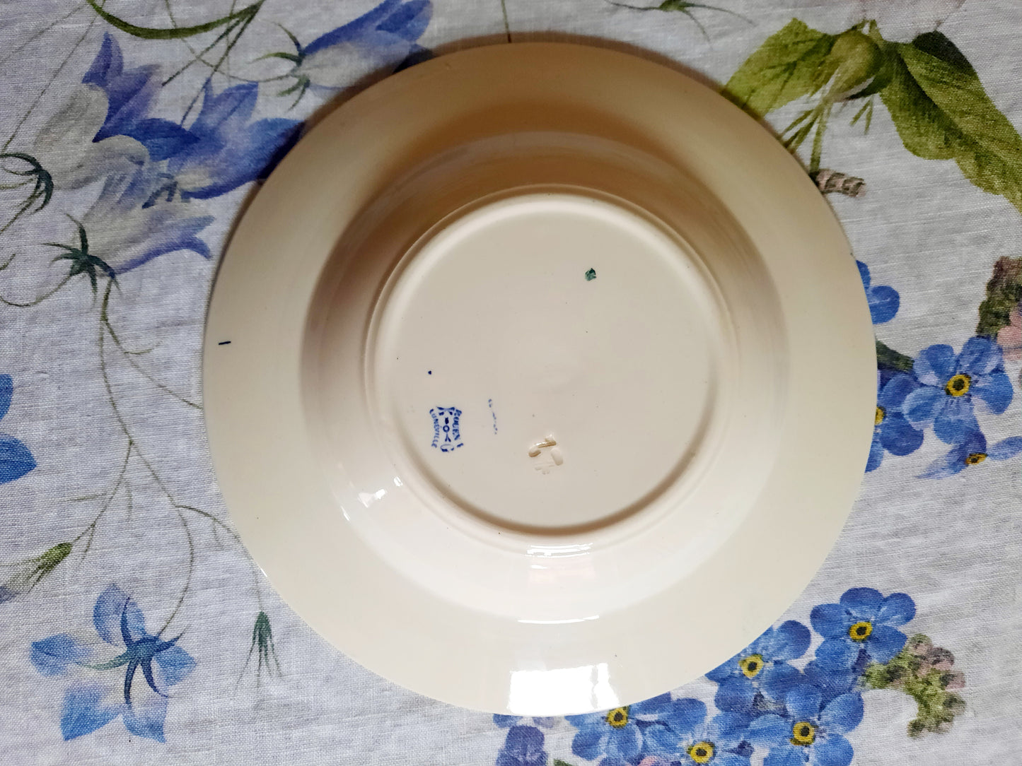 Lot de 6 assiettes creuses Lunéville K&G Rouen – XIXe siècle