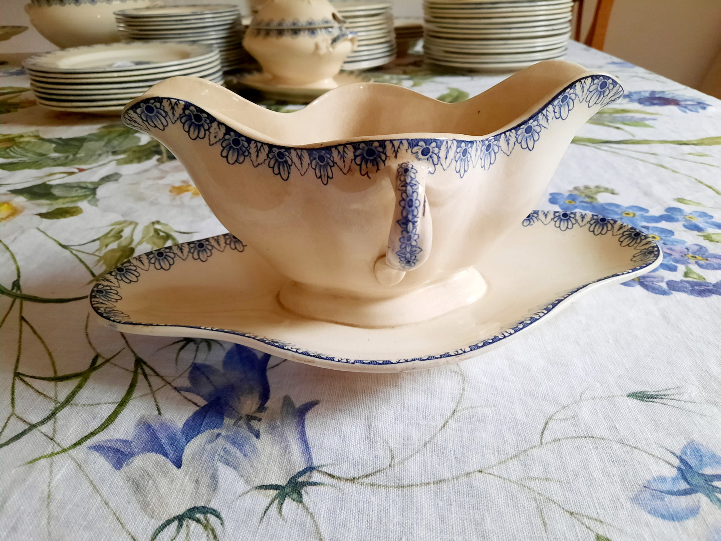 Saucière Lunéville K&G Rouen – XIXe siècle