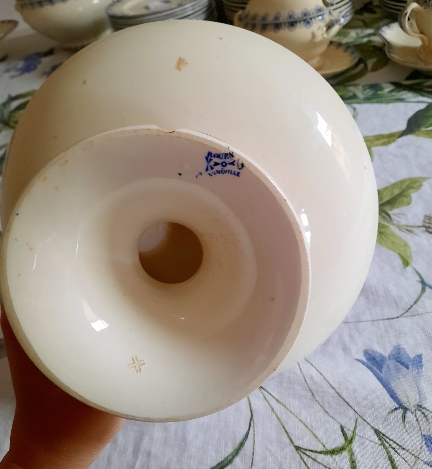 Coupe à fruits Lunéville K&G Rouen – XIXe siècle