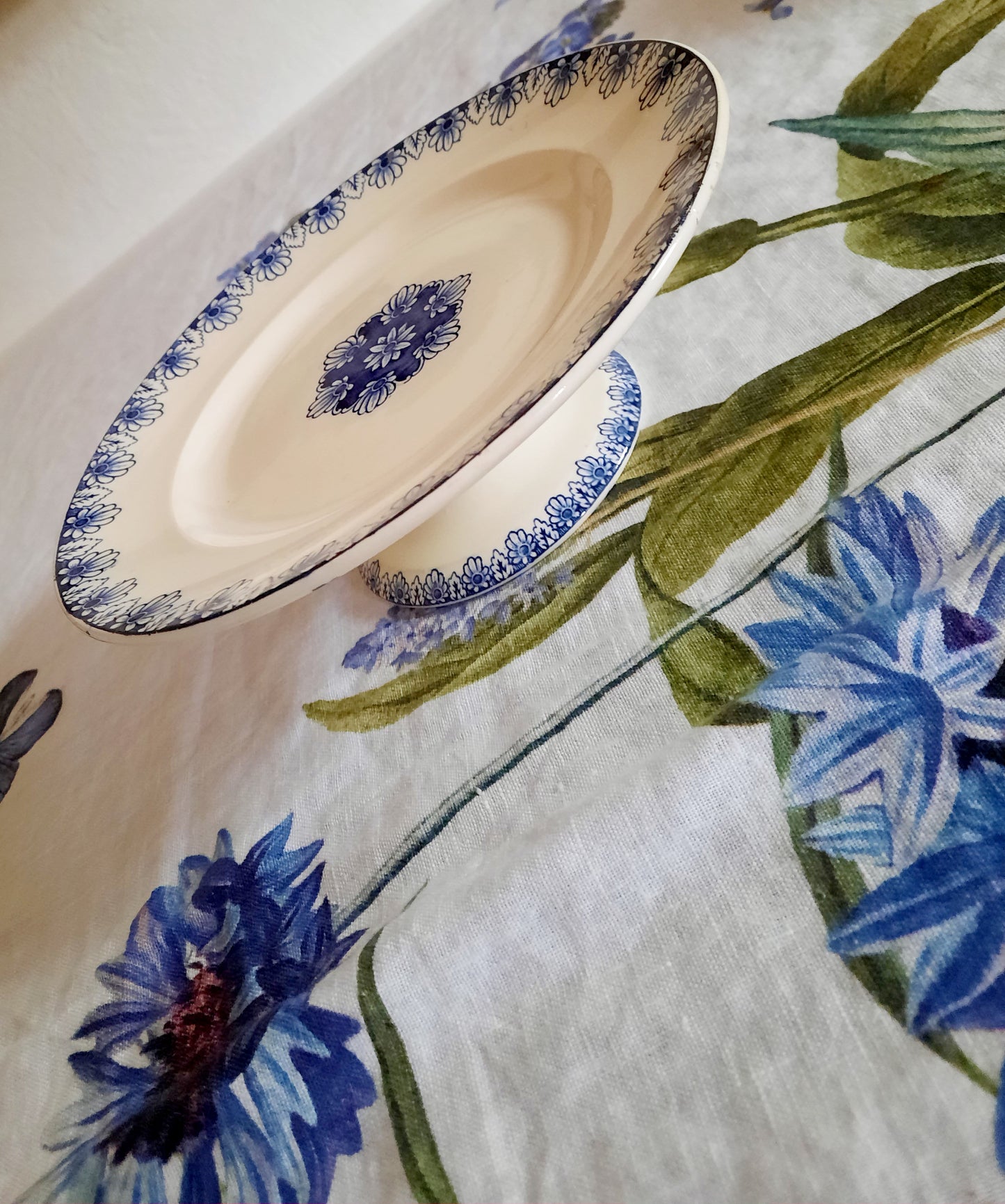 Plat à tarte Lunéville K&G Rouen – XIXe siècle
