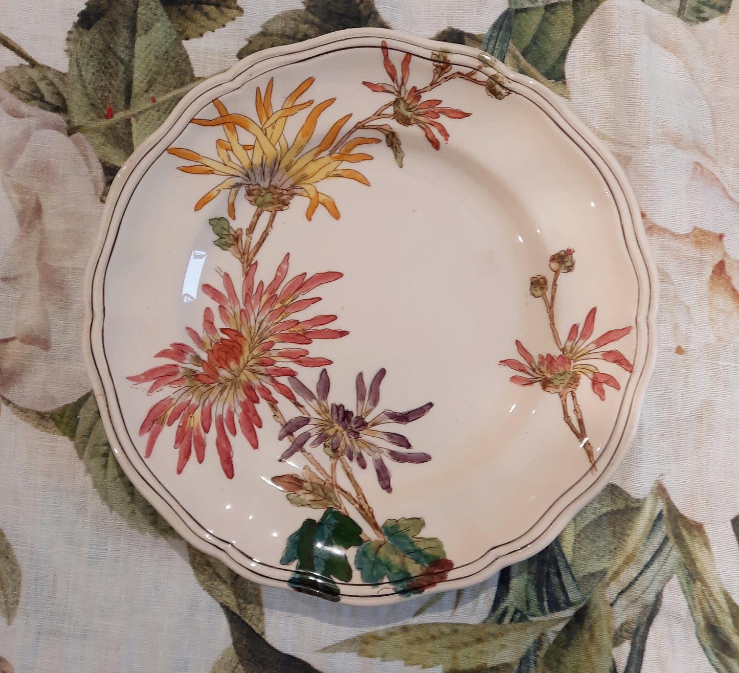 Lot de 8 assiettes à dessert Longchamp