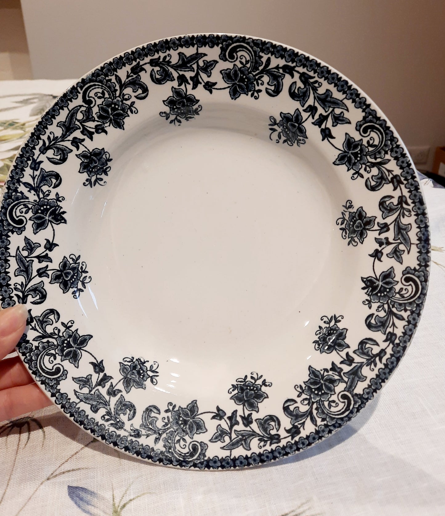 Lot de 6 assiettes creuses St Amand