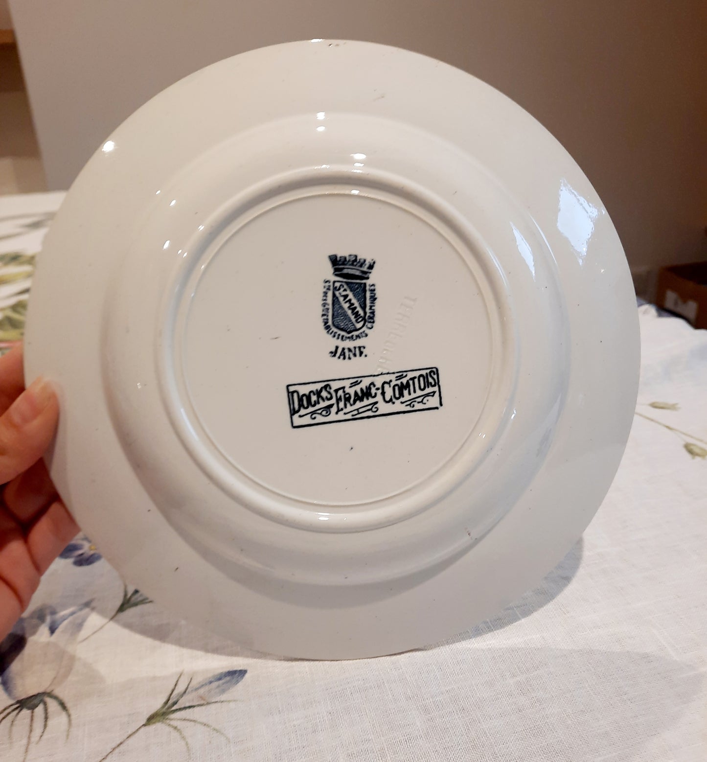 Lot de 6 assiettes creuses St Amand