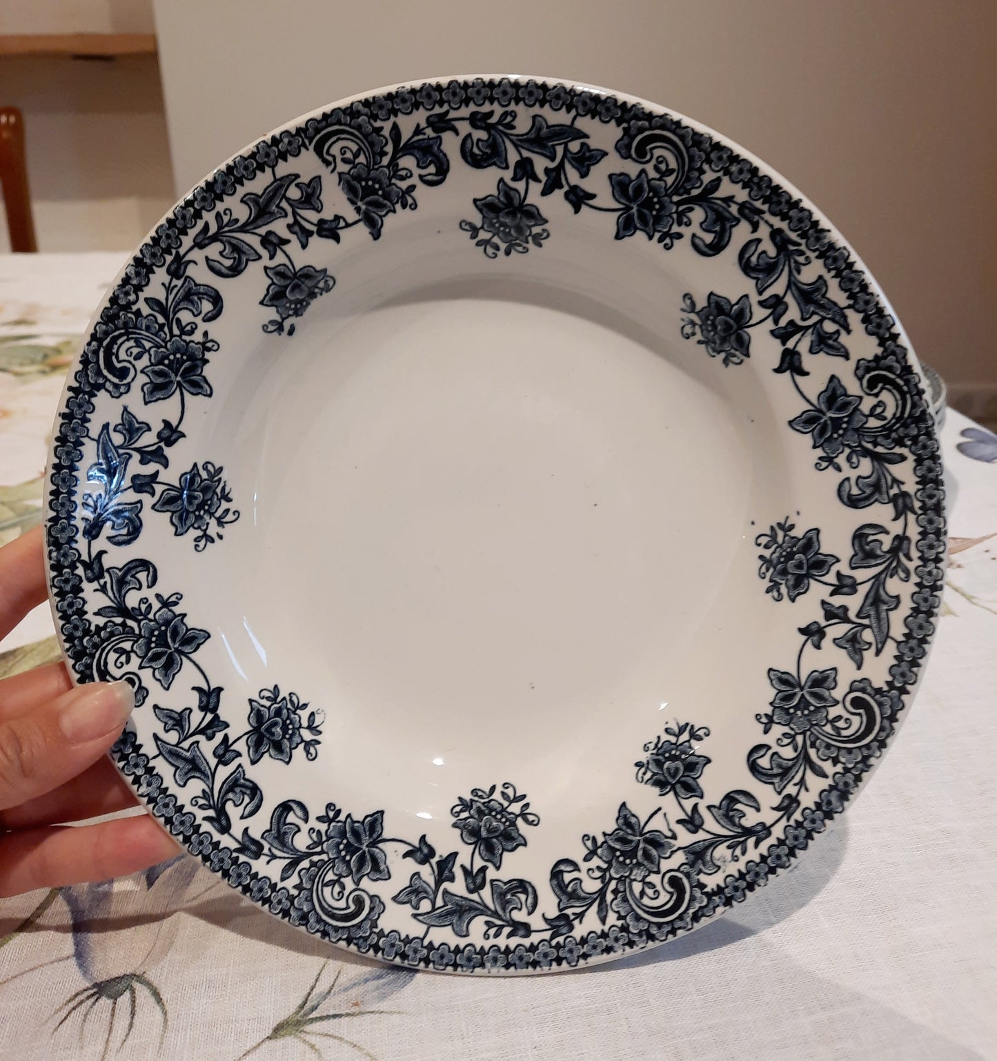 Lot de 6 assiettes creuses St Amand