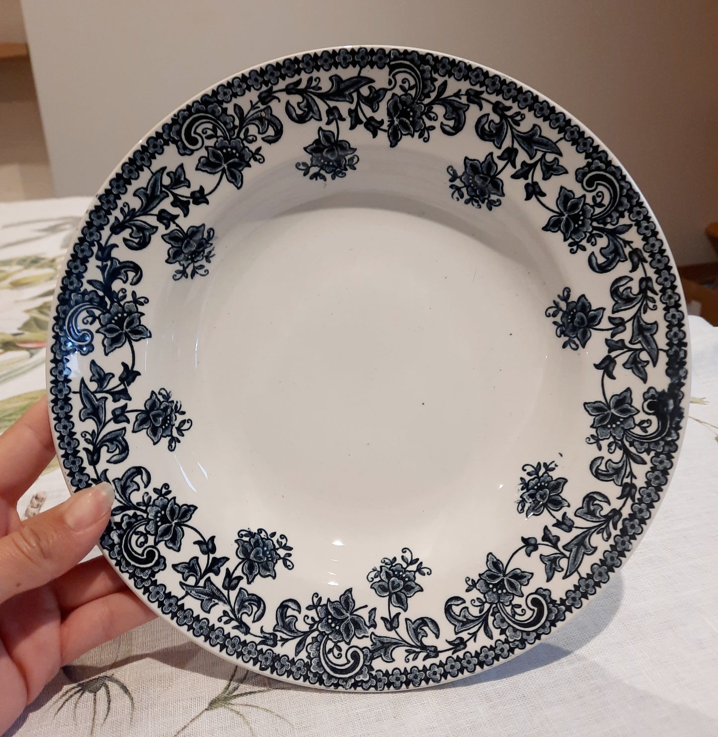 Lot de 6 assiettes creuses St Amand