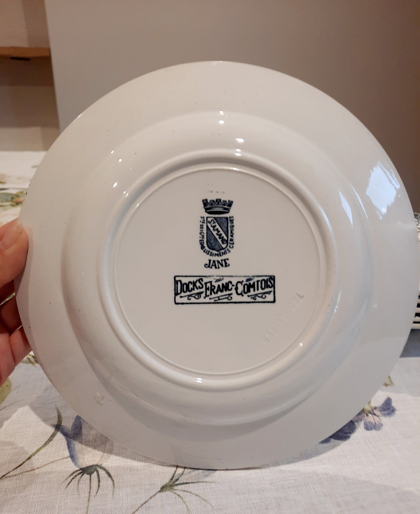 Lot de 6 assiettes creuses St Amand