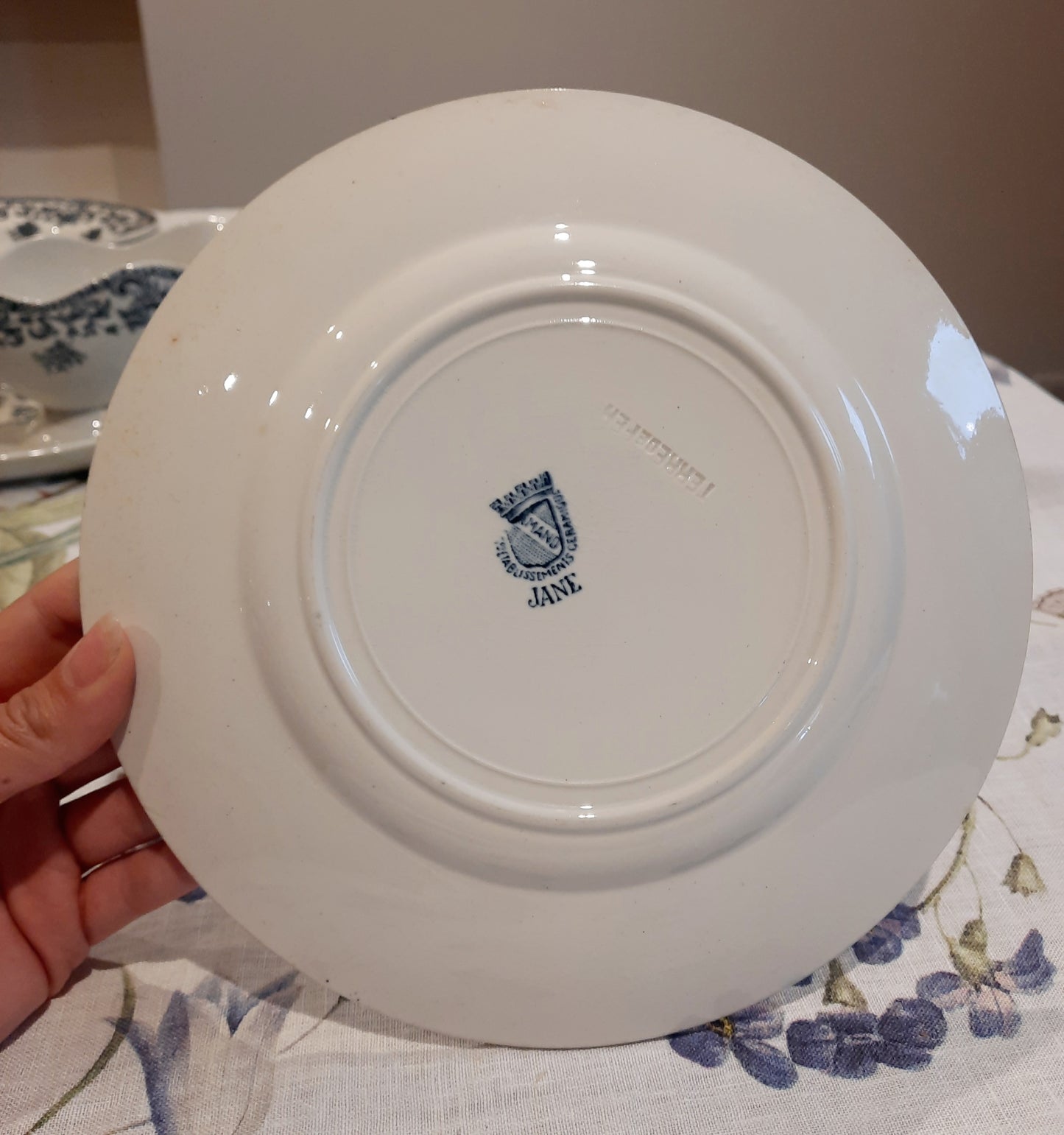 Assiette plate St Amand