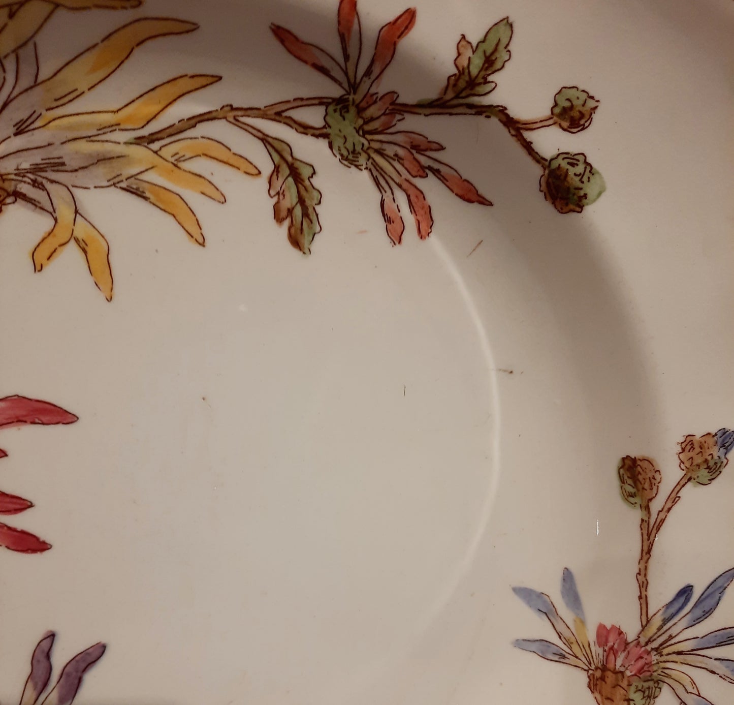Lot de 4 assiettes creuses en Terre de Fer