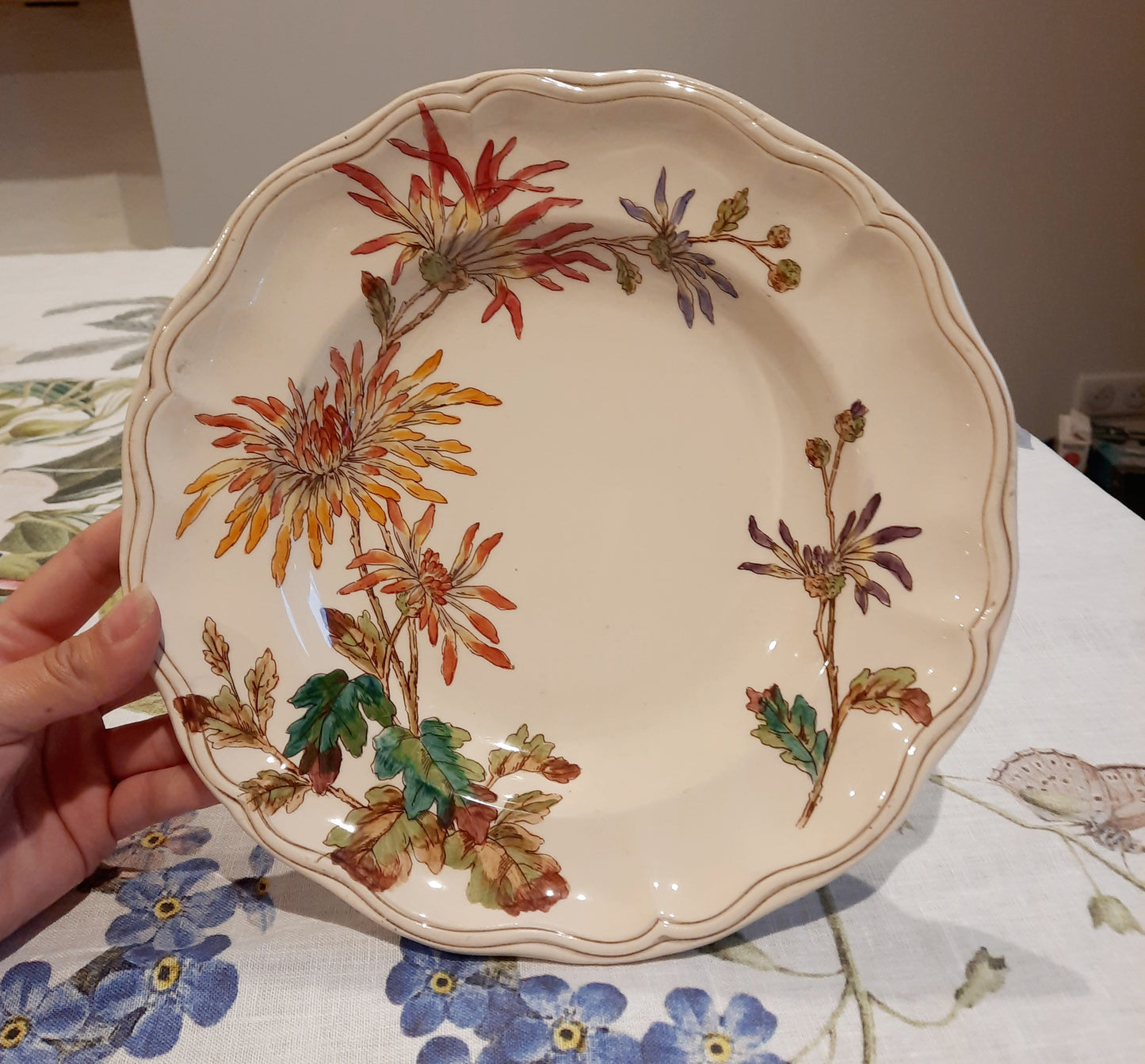 Lot de 4 assiettes creuses en Terre de Fer