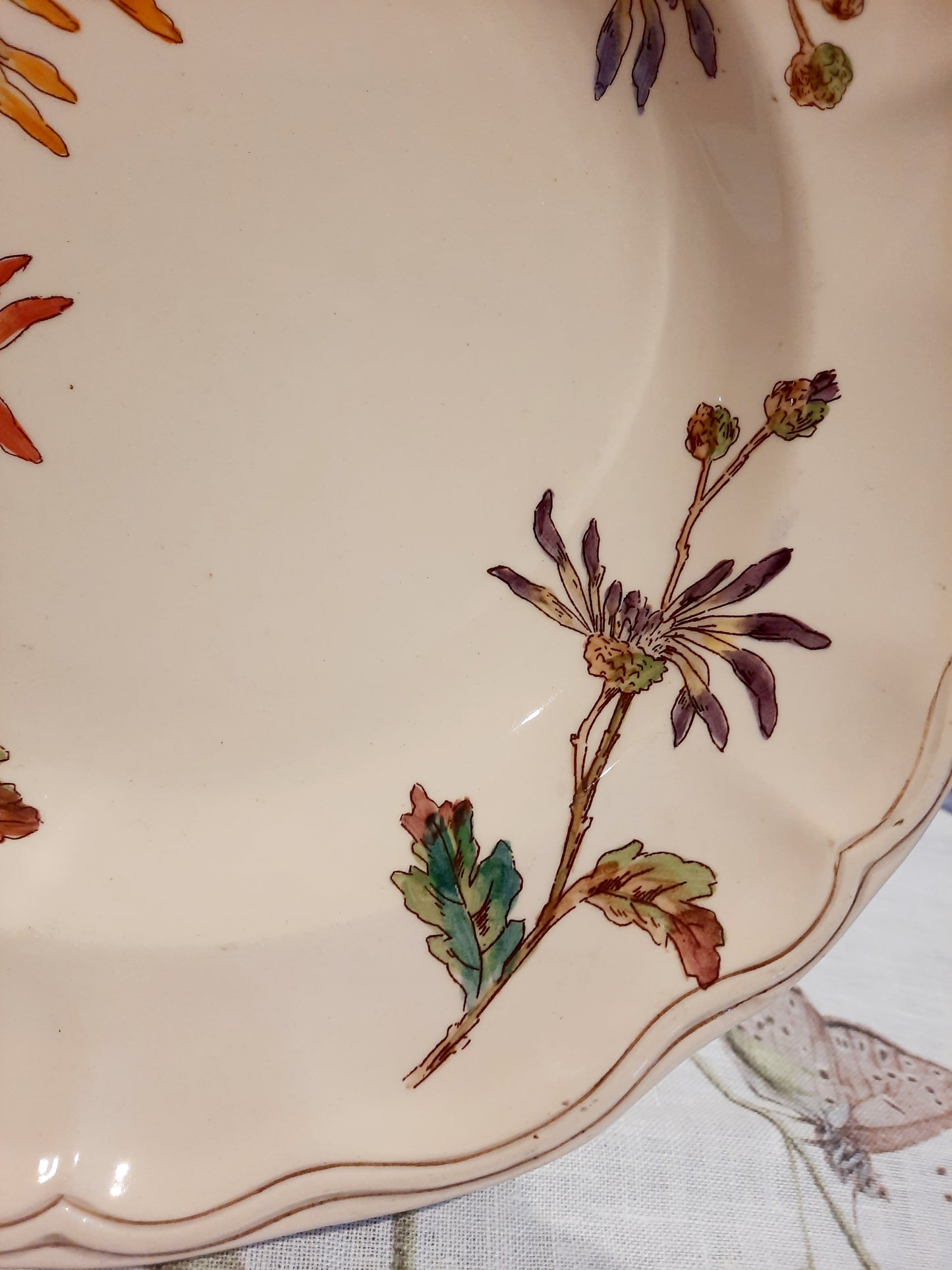 Lot de 4 assiettes creuses en Terre de Fer