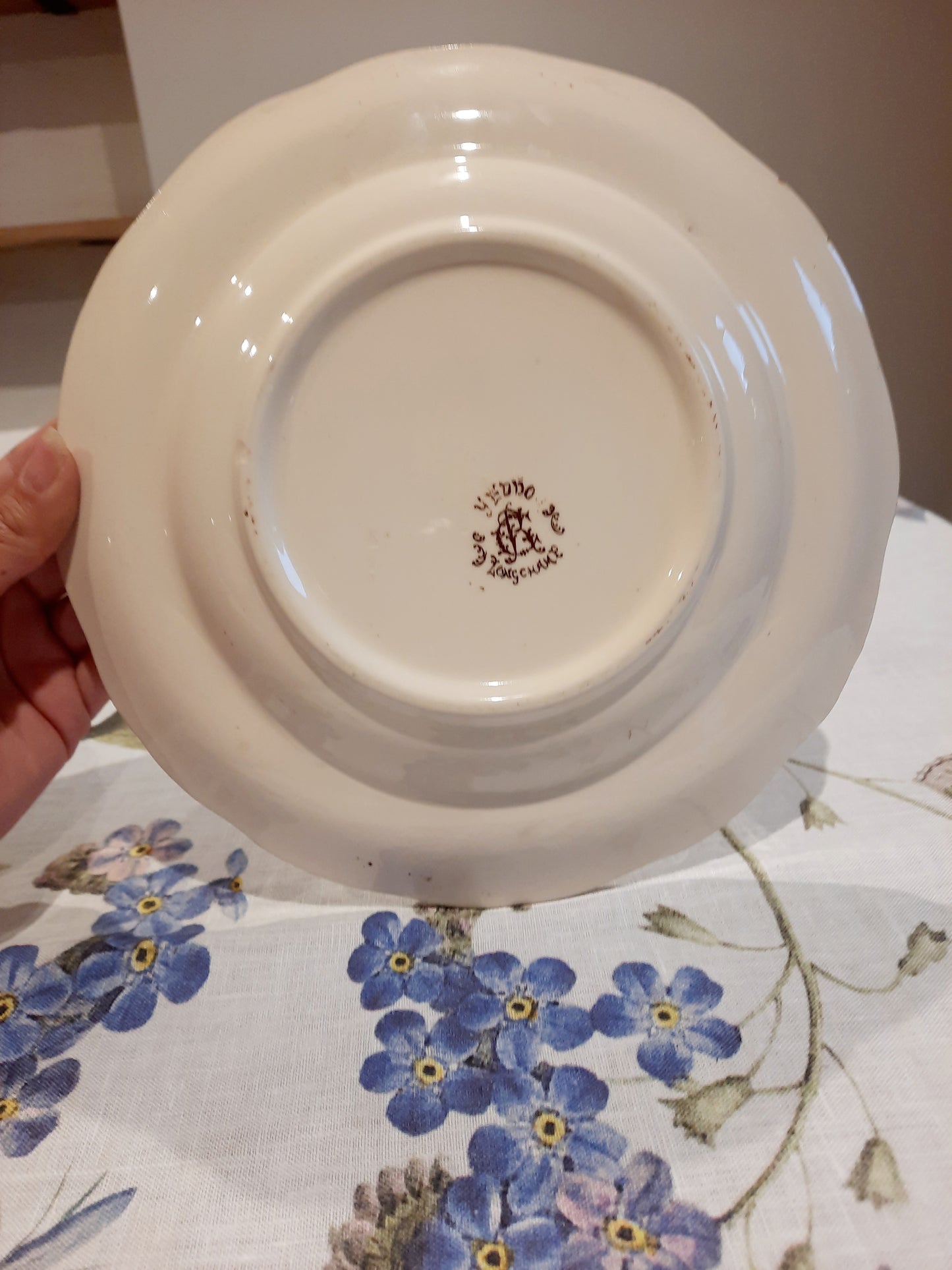 Lot de 4 assiettes creuses en Terre de Fer