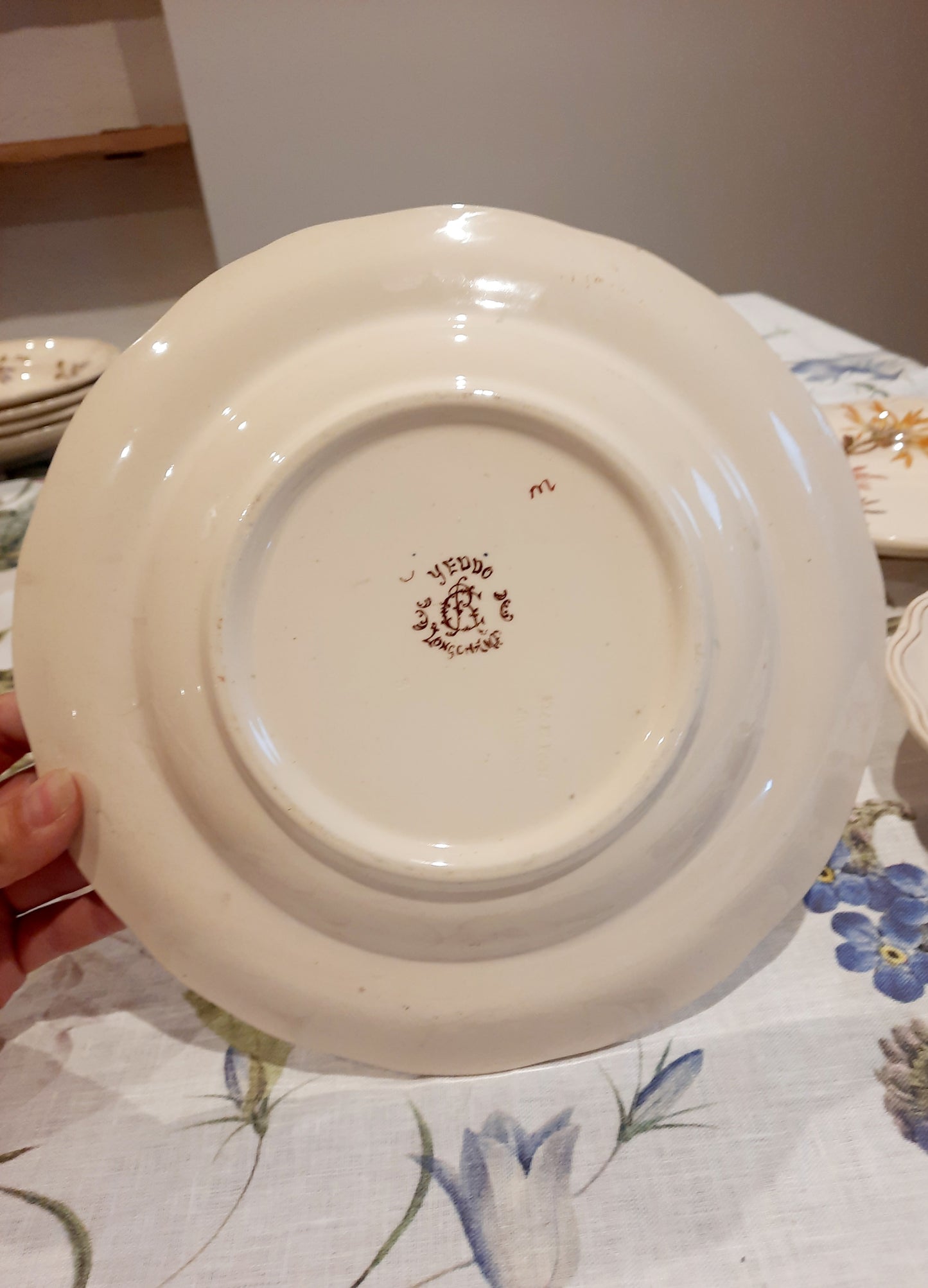 Lot de 4 assiettes creuses en Terre de Fer