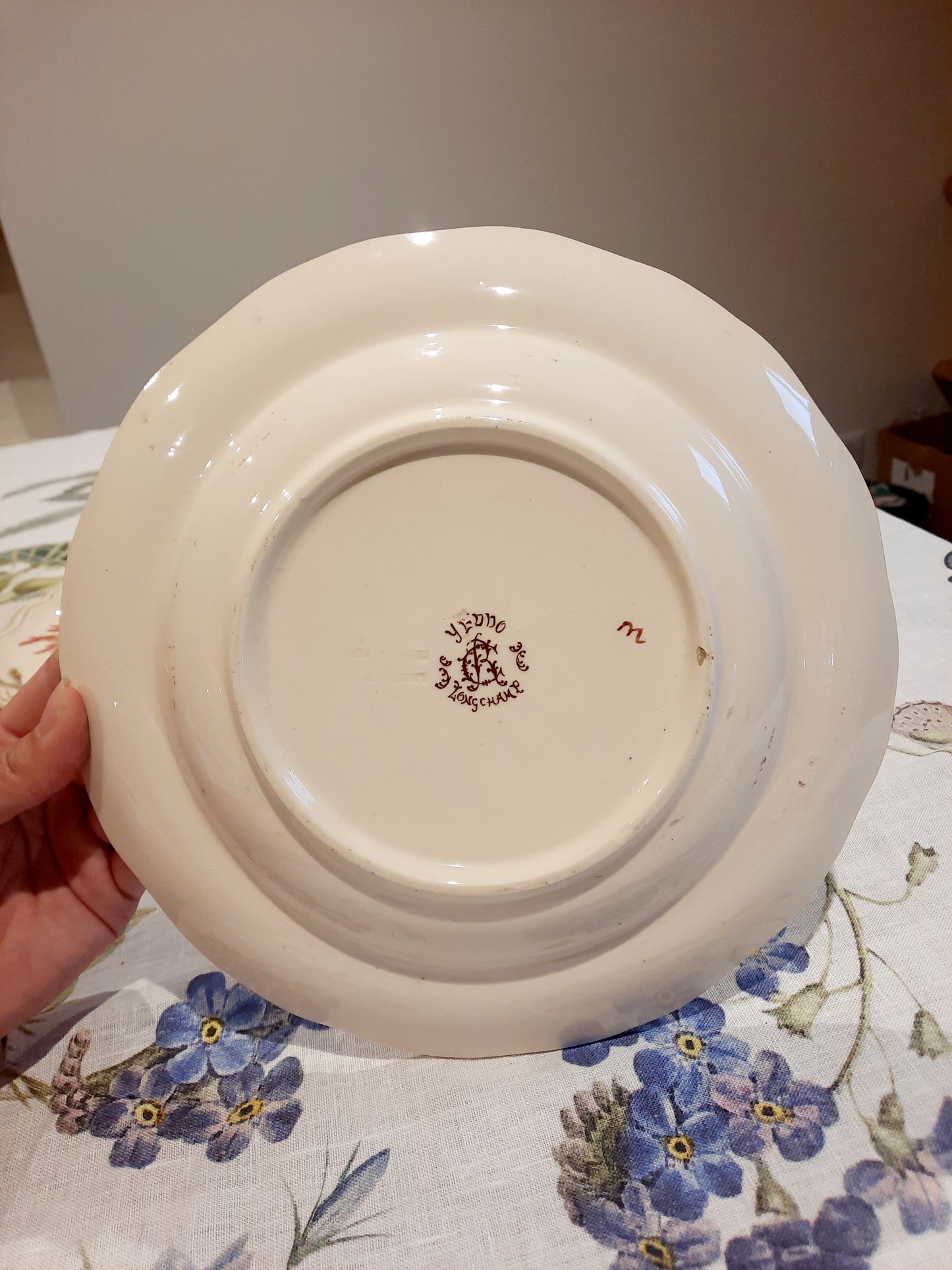 Lot de 4 assiettes creuses en Terre de Fer