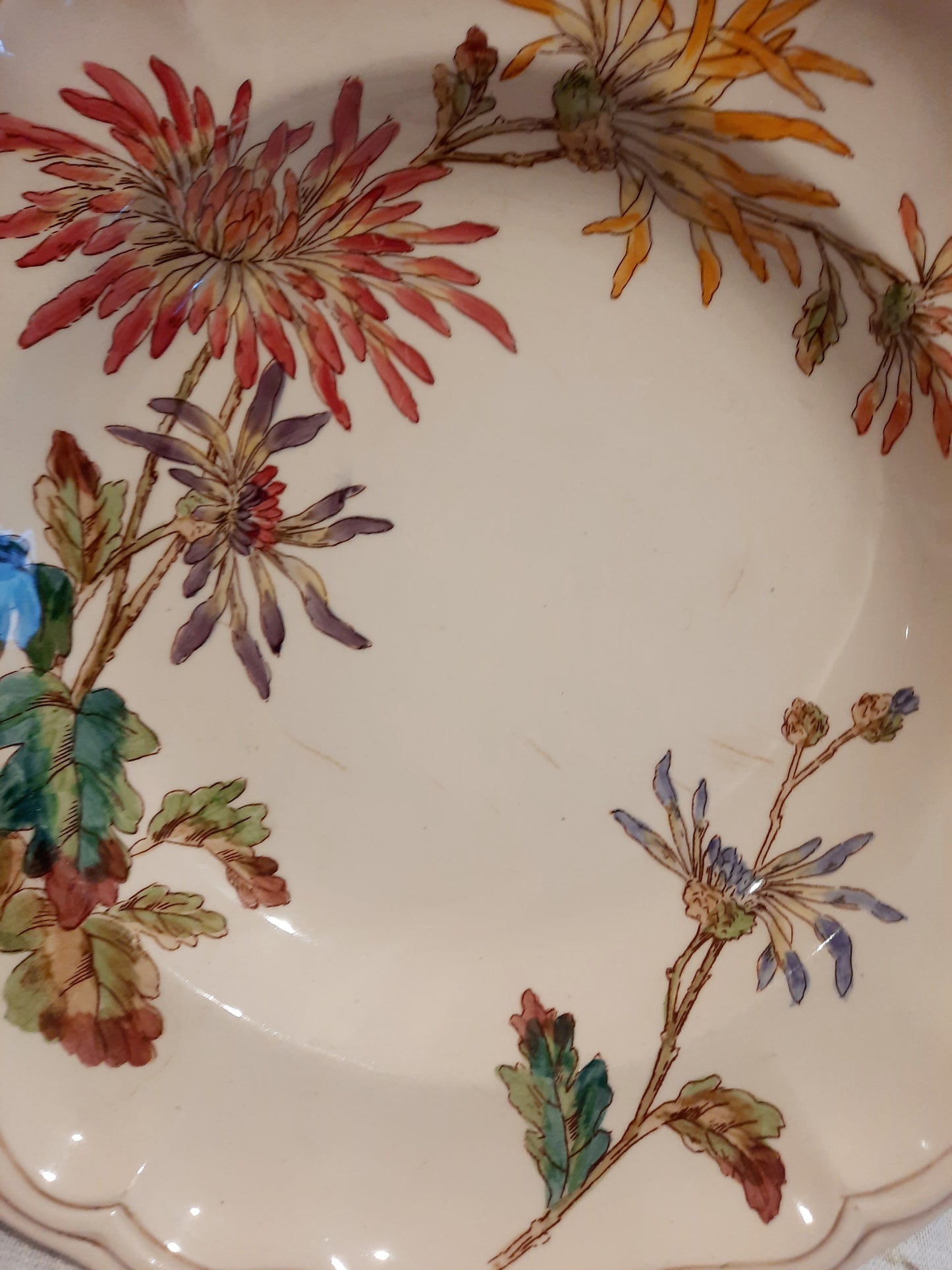 Lot de 4 assiettes creuses en Terre de Fer