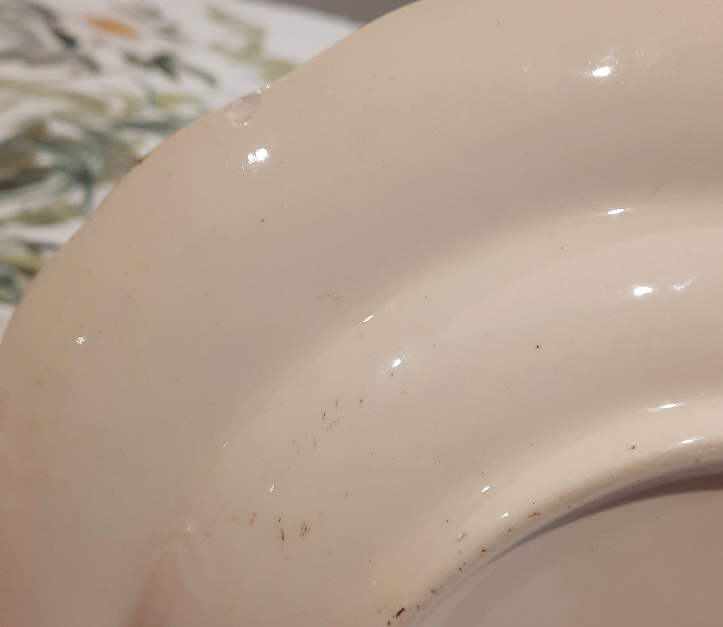 Lot de 4 assiettes creuses en Terre de Fer