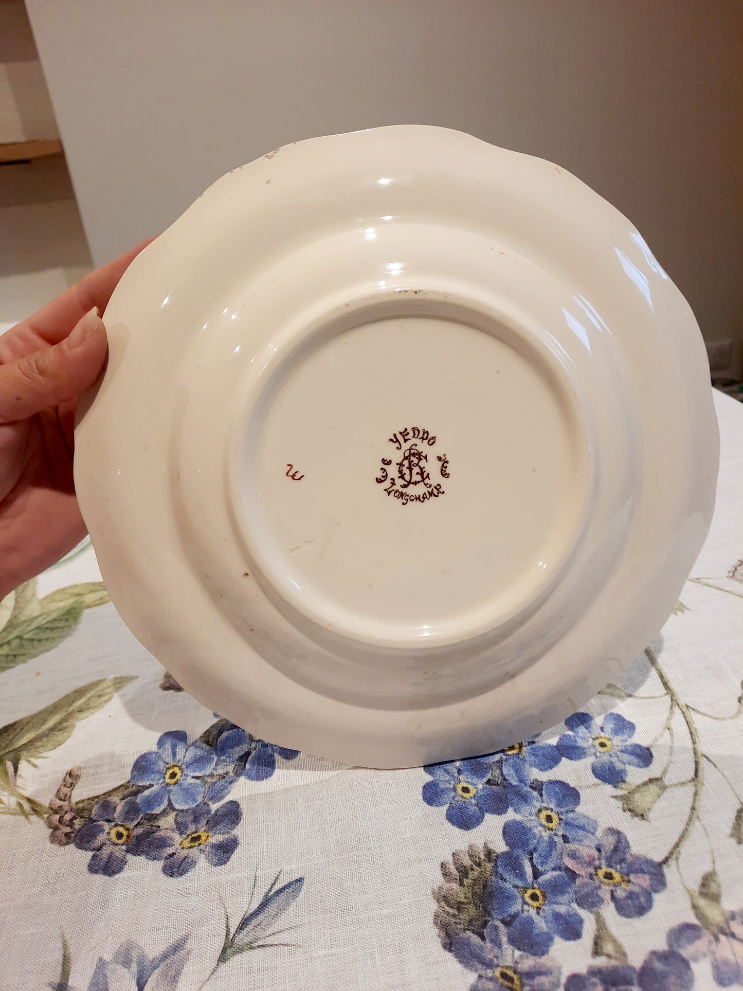 Lot de 4 assiettes creuses en Terre de Fer