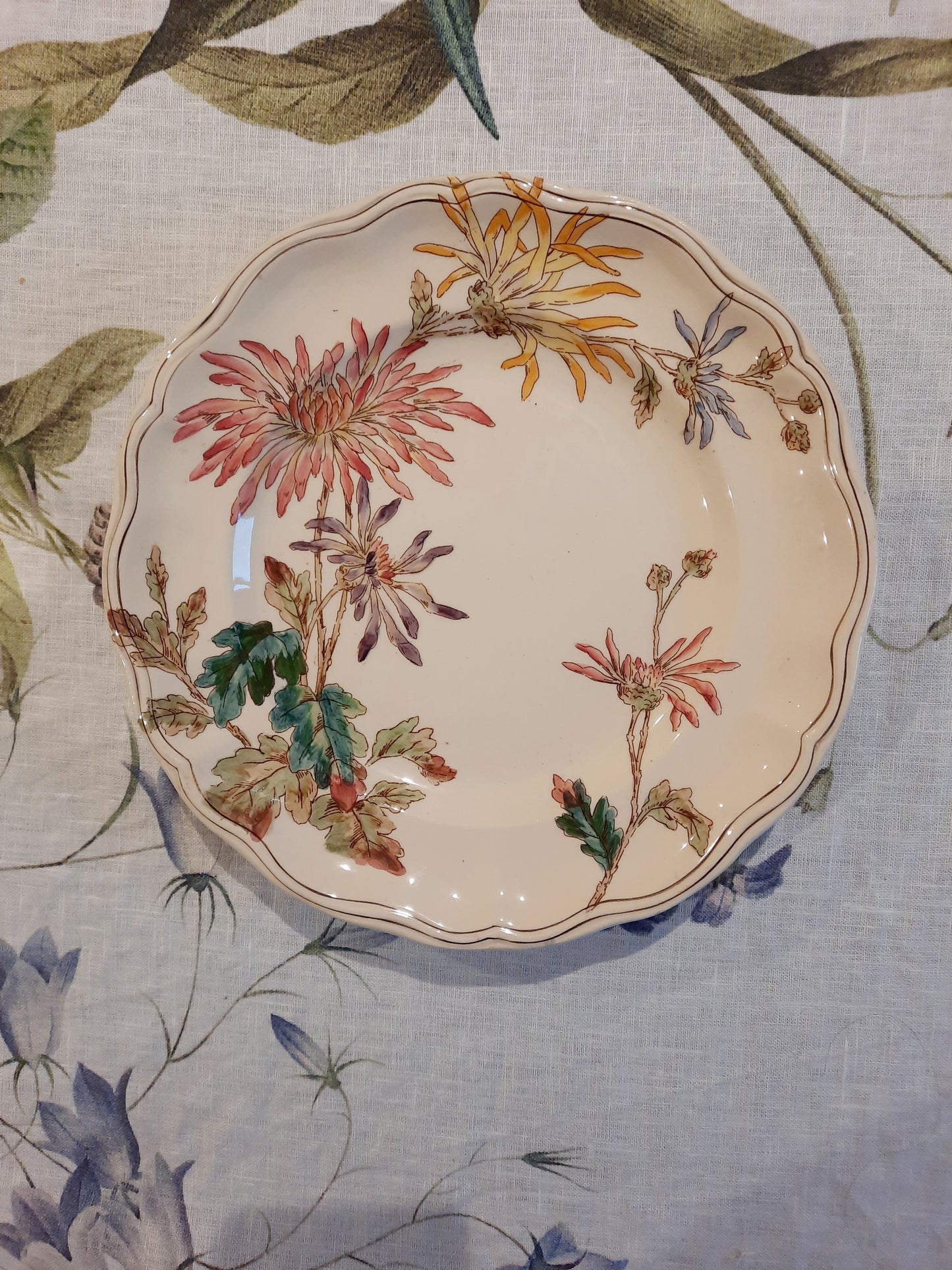 Plat à tarte ancien en Terre de Fer