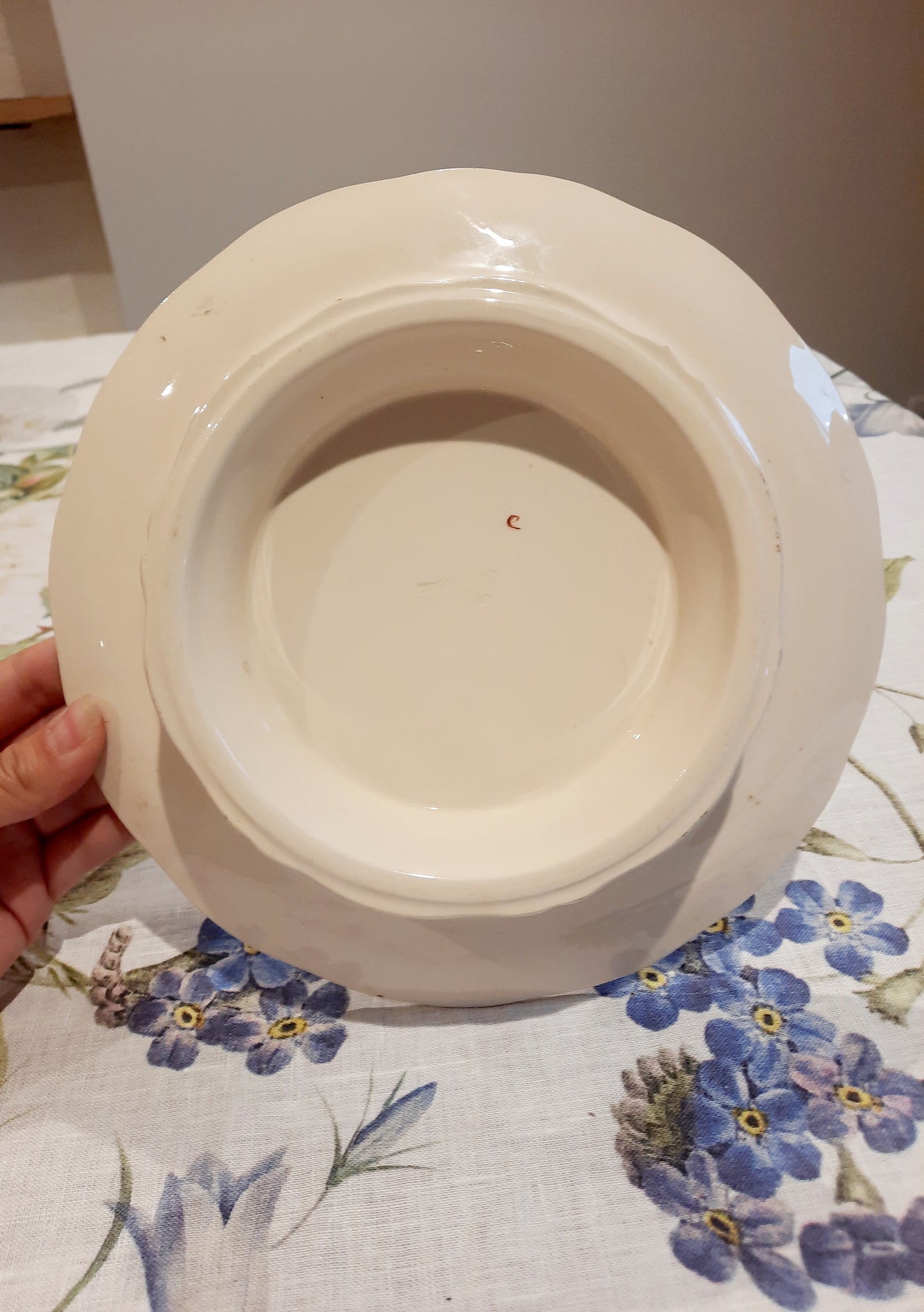 Plat à tarte ancien en Terre de Fer