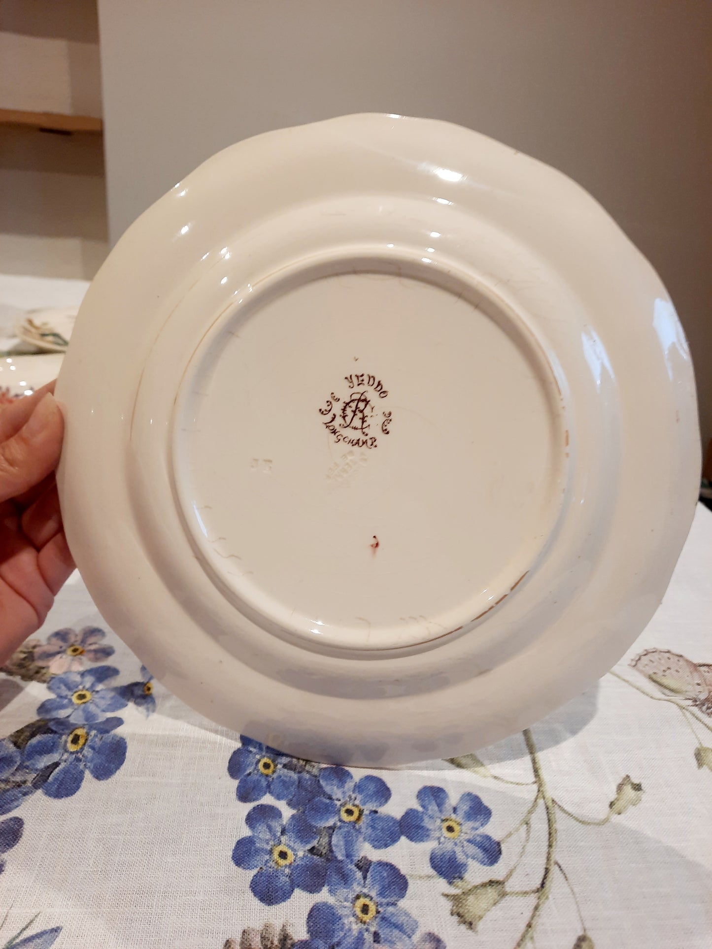 Lot de 6 assiettes plates en Terre de Fer