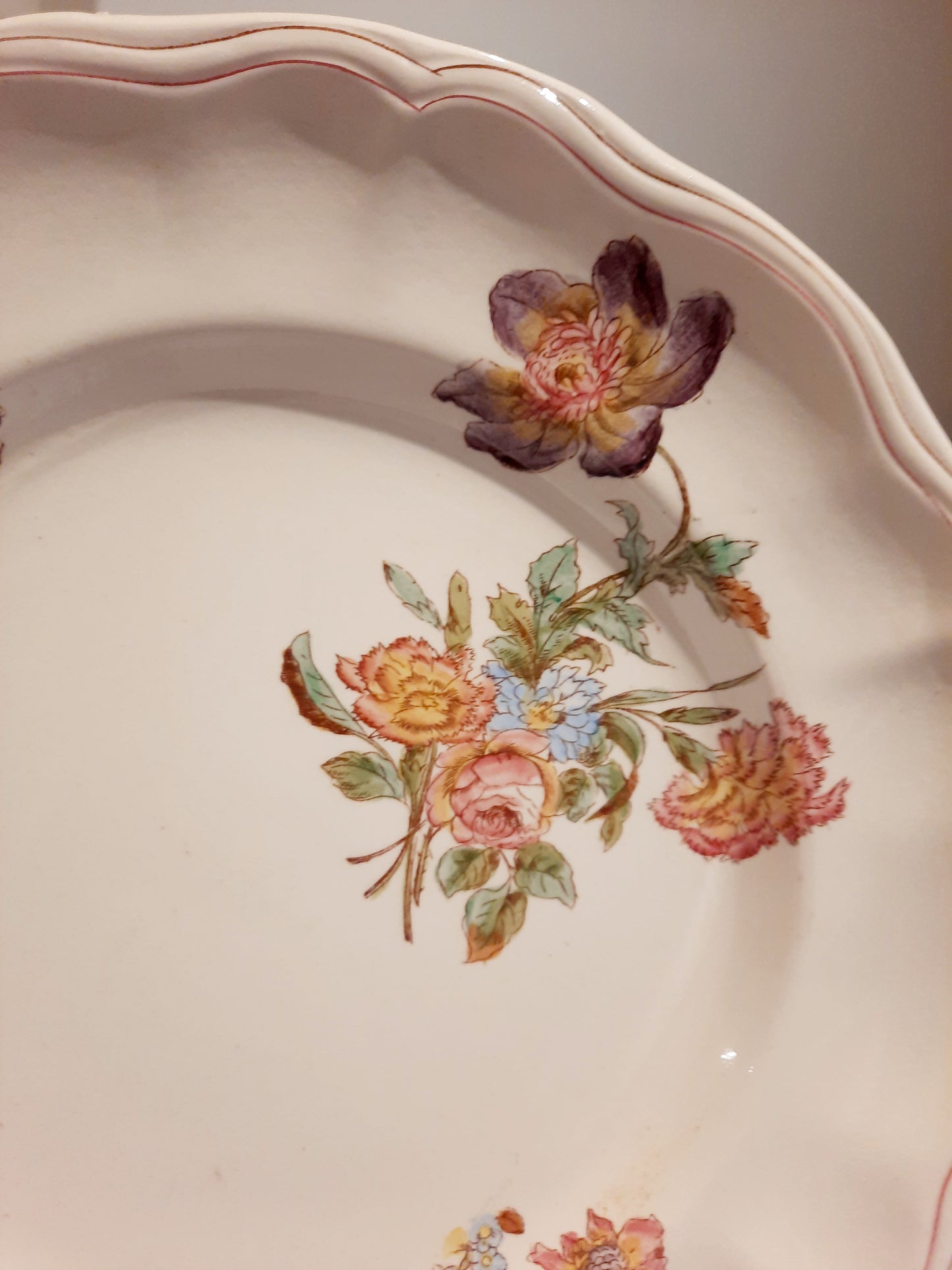 6 assiettes plates Longchamp
