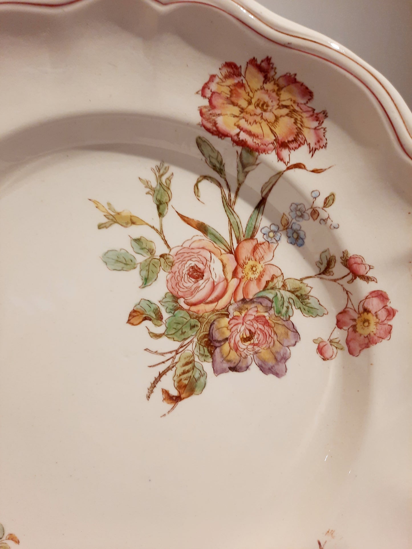 6 assiettes plates Longchamp
