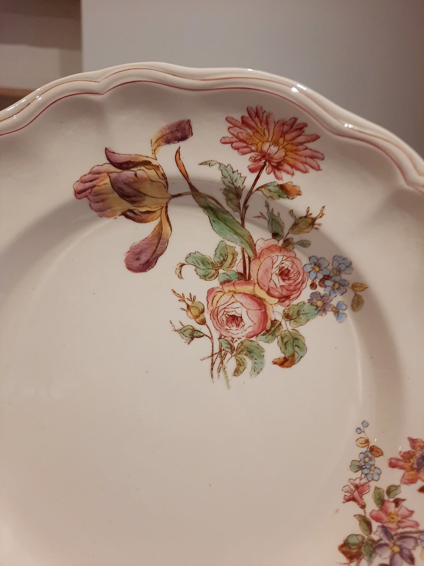 6 assiettes plates Longchamp