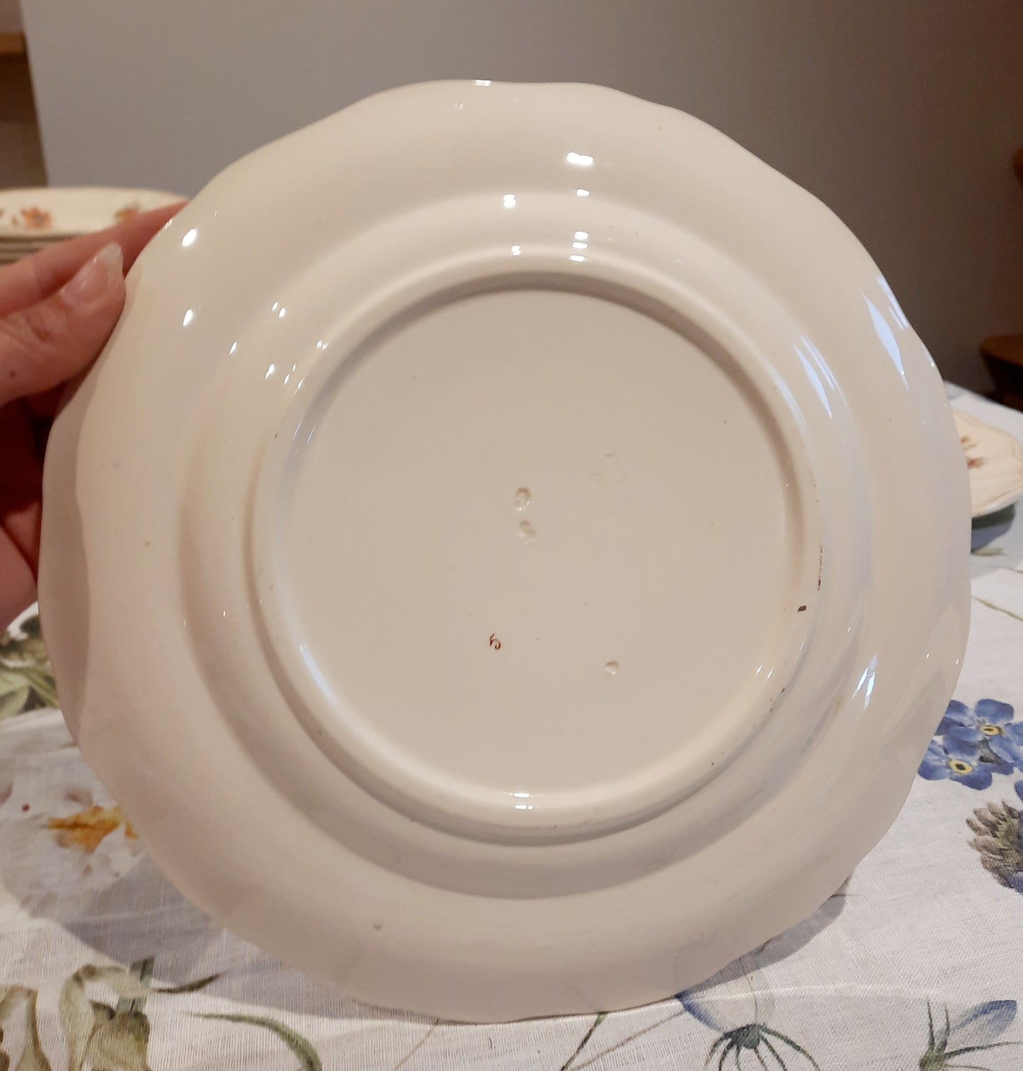 Lot de 3 assiettes plates Longchamp