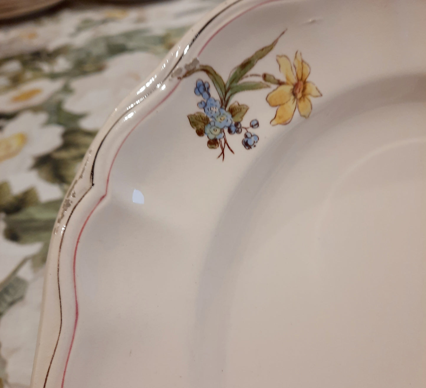 Lot de 3 assiettes plates Longchamp