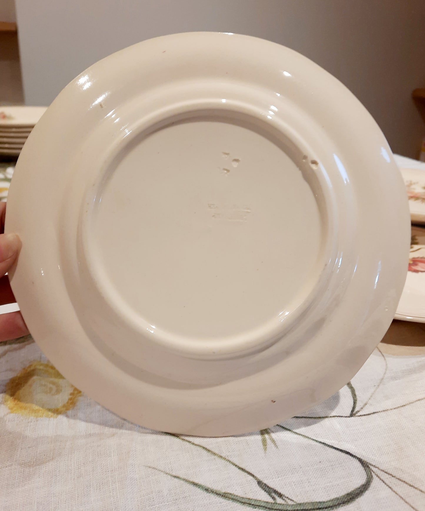 Lot de 8 assiettes à dessert Longchamp
