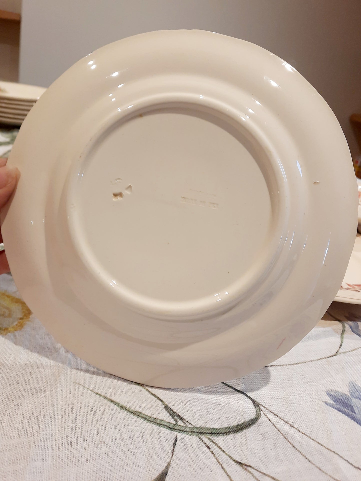 Lot de 8 assiettes à dessert Longchamp